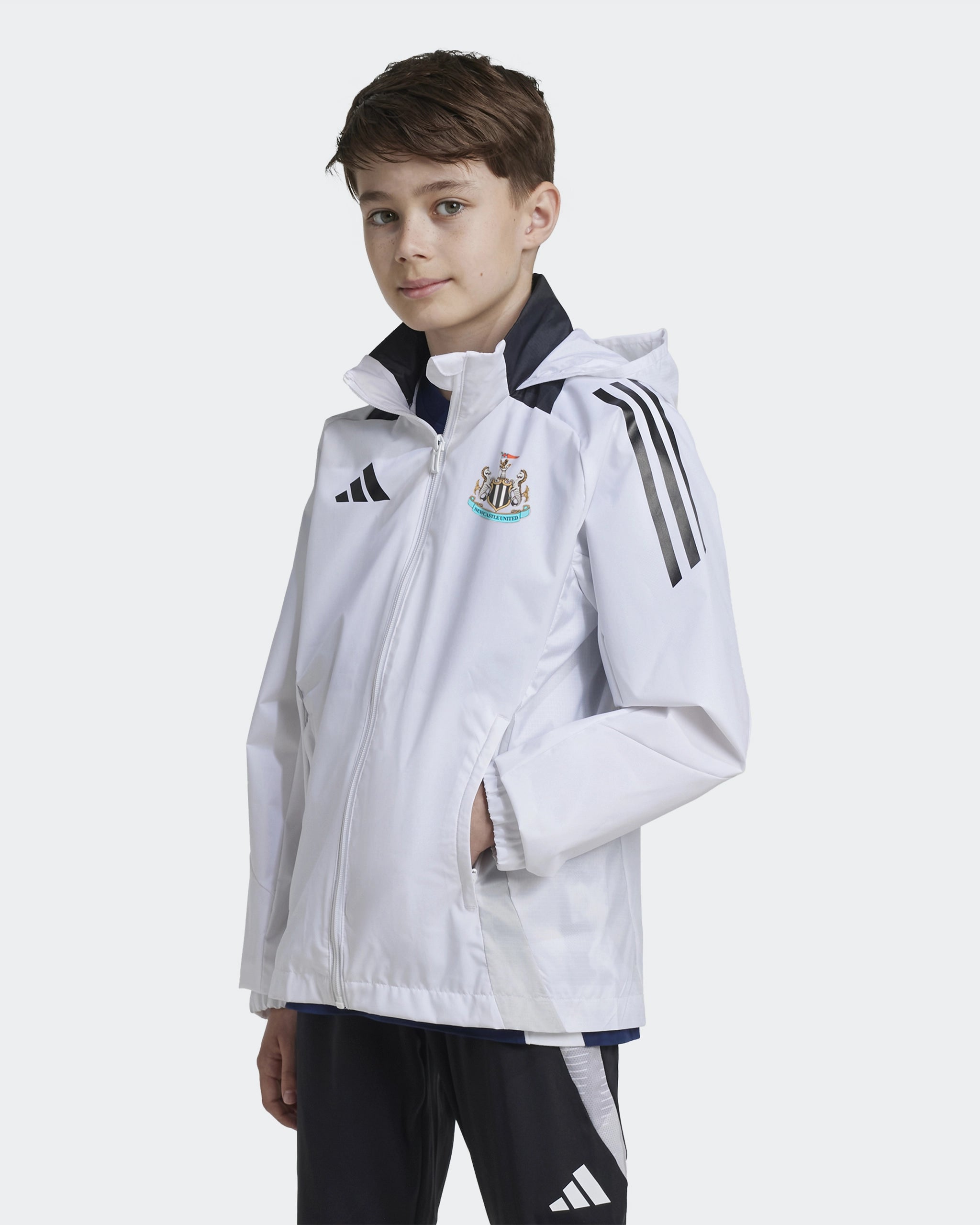 Newcastle United adidas Kids' Coach's Competition All Weather Jacket