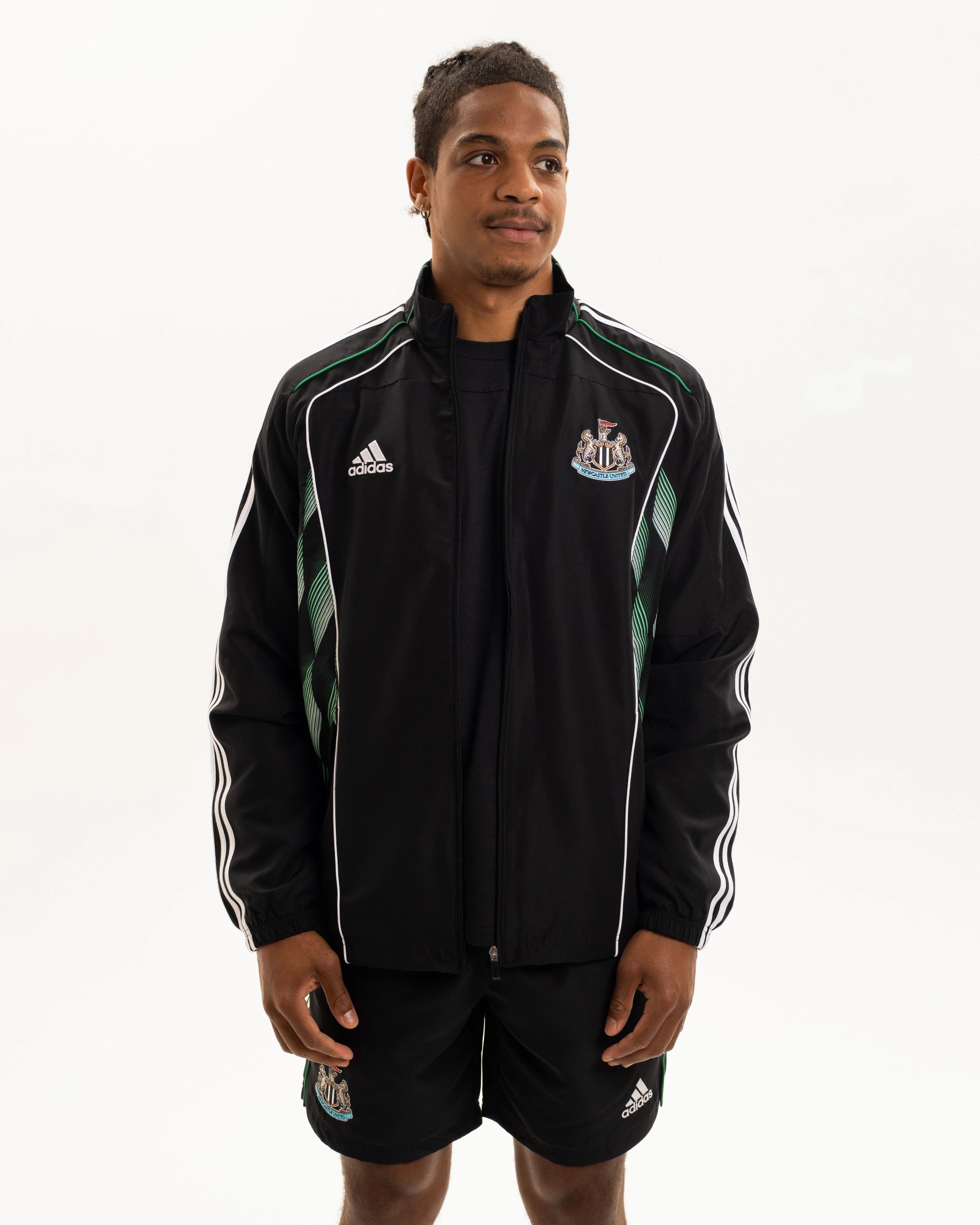 Newcastle United adidas Men's Urban Purist Black Track Top