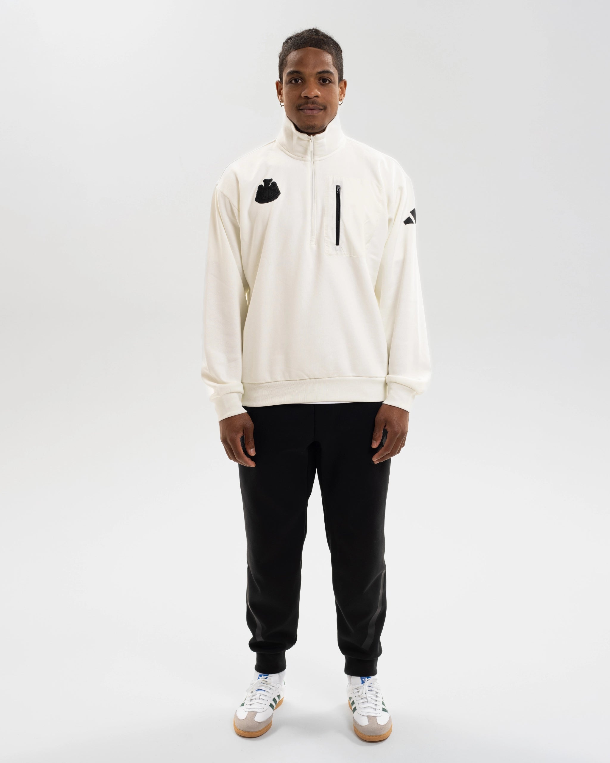 Newcastle United adidas Men's Off White Sweatshirt