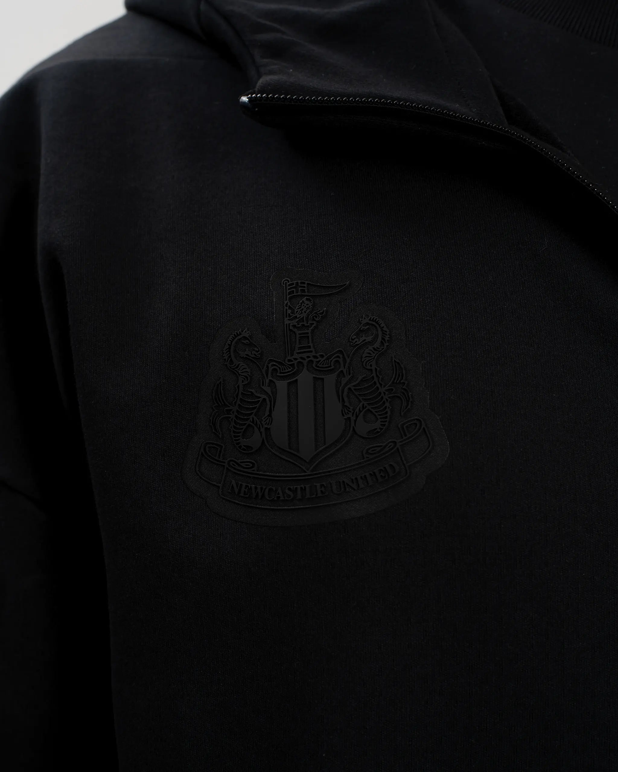 Newcastle United adidas Men's Z.N.E. Black Full Zip Hoodie