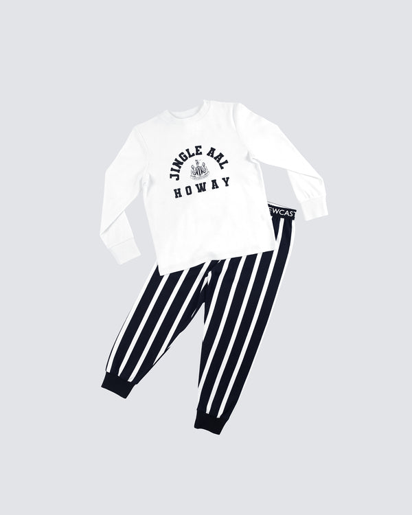 Newcastle United Kids' Jingle Aal Howay Striped Pyjama Set