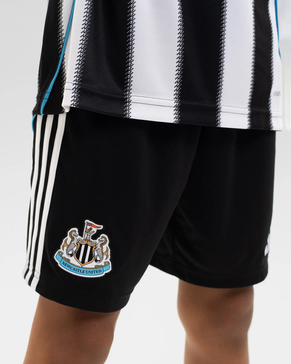 Newcastle United adidas Kids' 25/26 Home Shorts