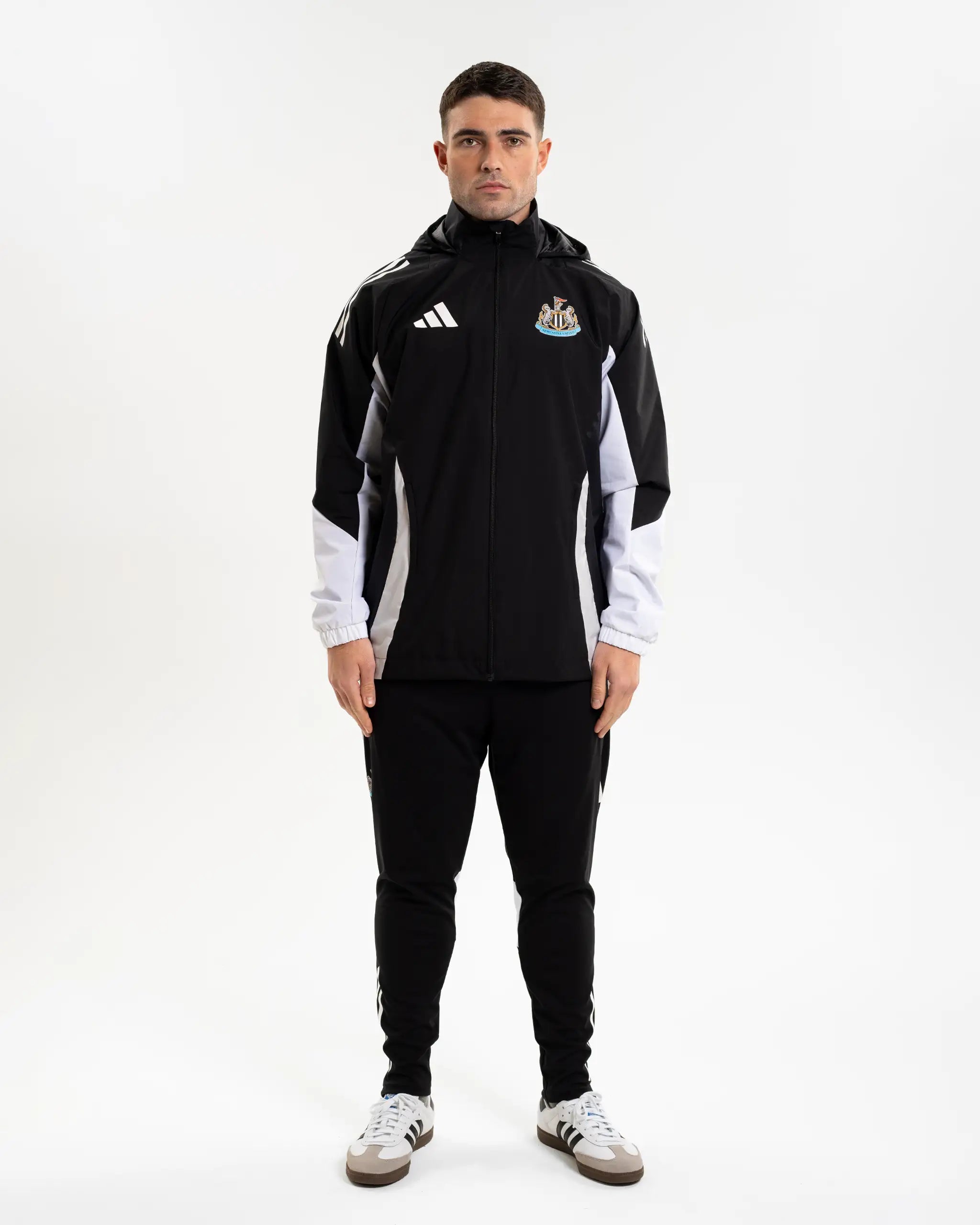 Newcastle United adidas 24/25 Black All Weather Jacket