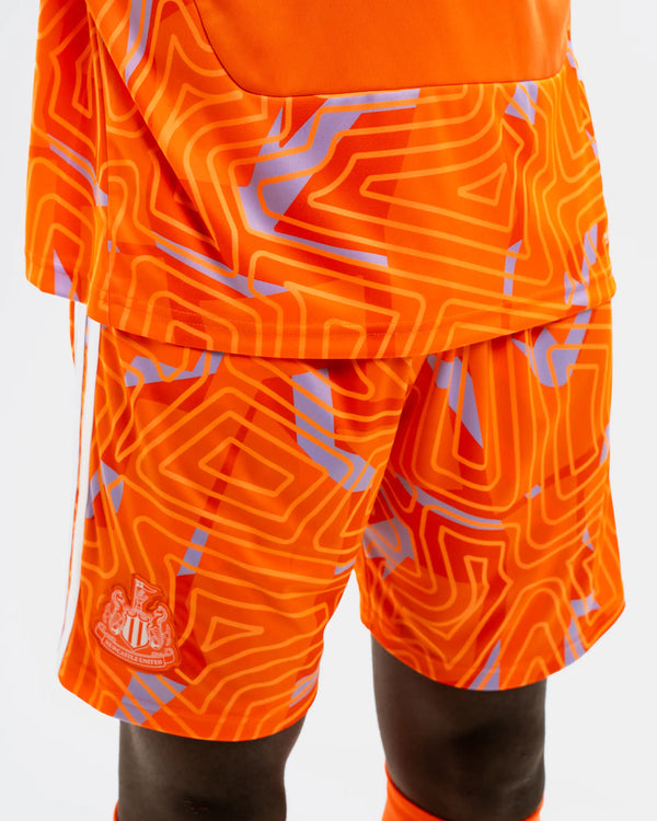 Newcastle United adidas 26/27 Orange Goalkeeper Shorts
