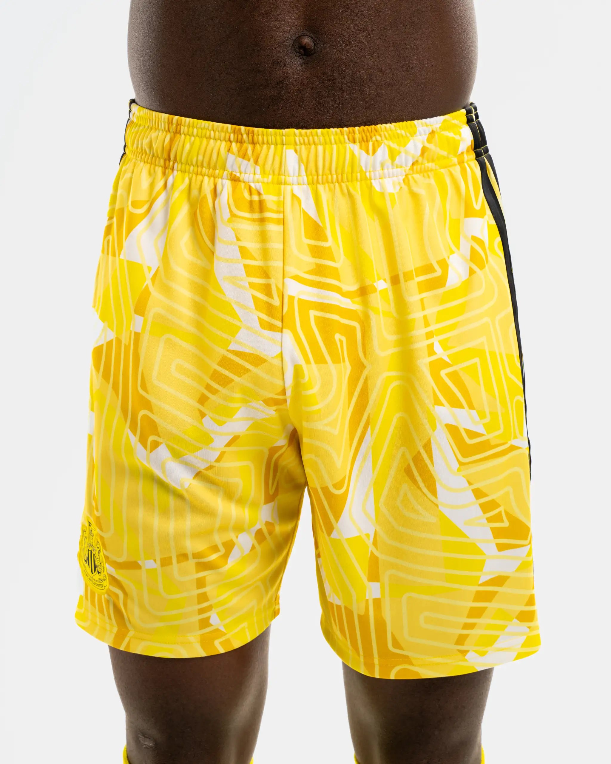 Newcastle United adidas 26/27 Yellow Goalkeeper Shorts