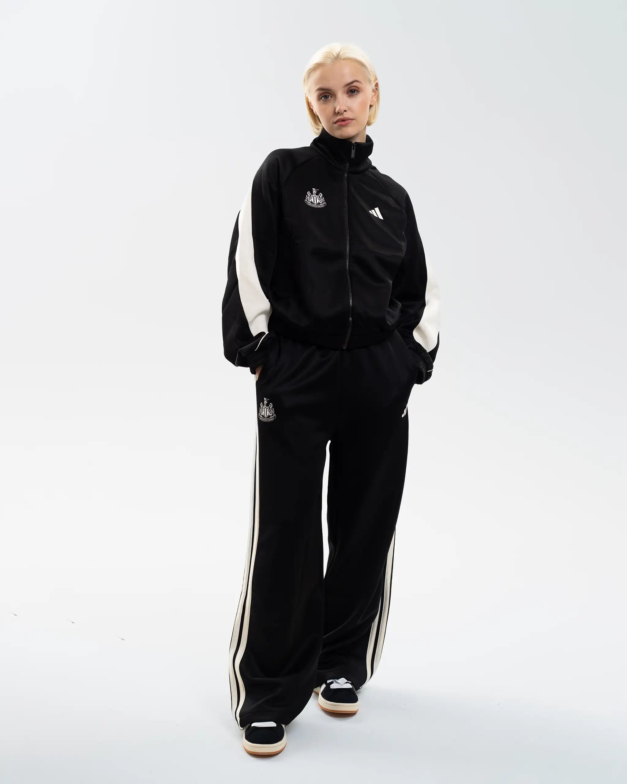 Newcastle United adidas Women's Black Bomber Jacket