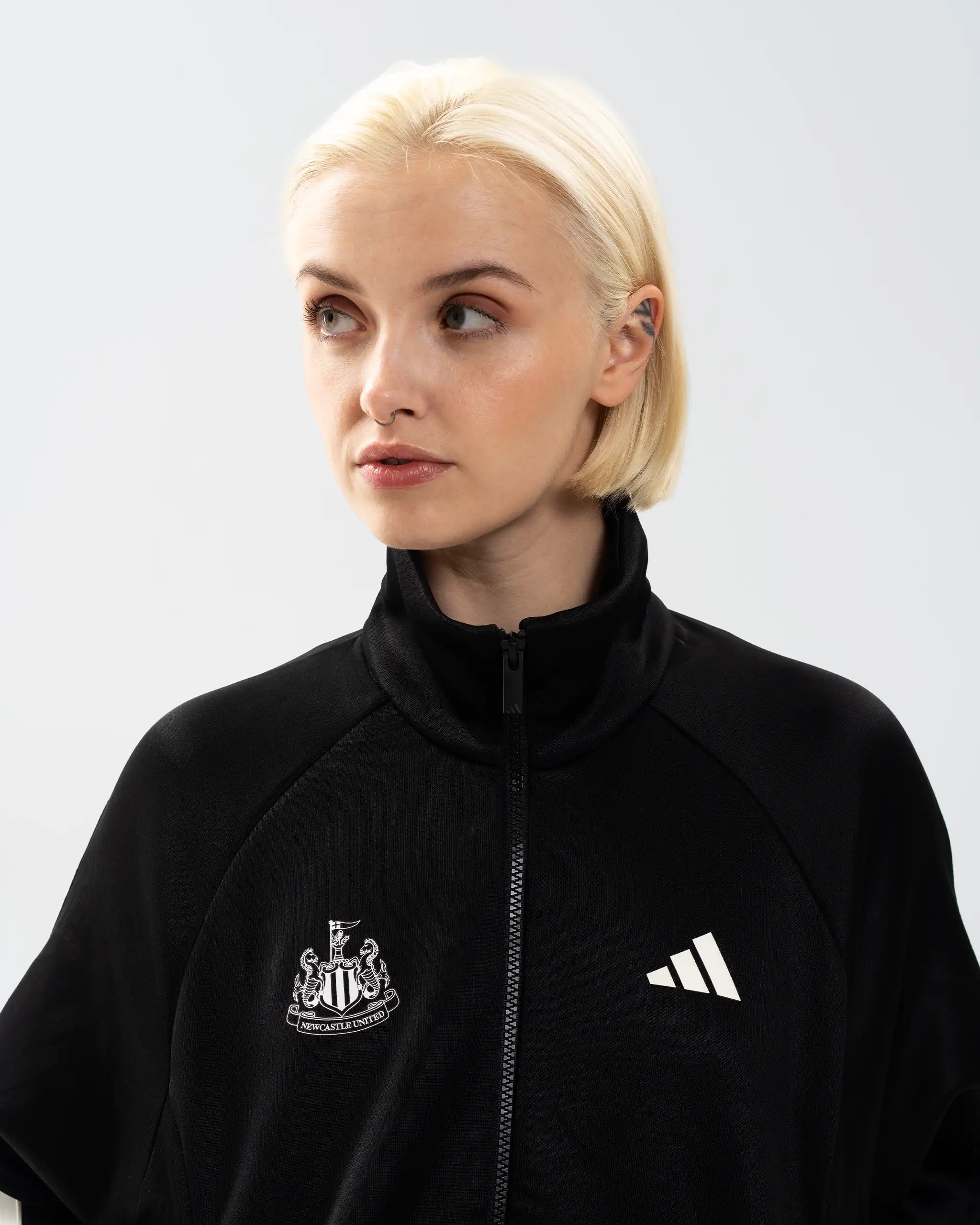 Newcastle United adidas Women's Black Bomber Jacket