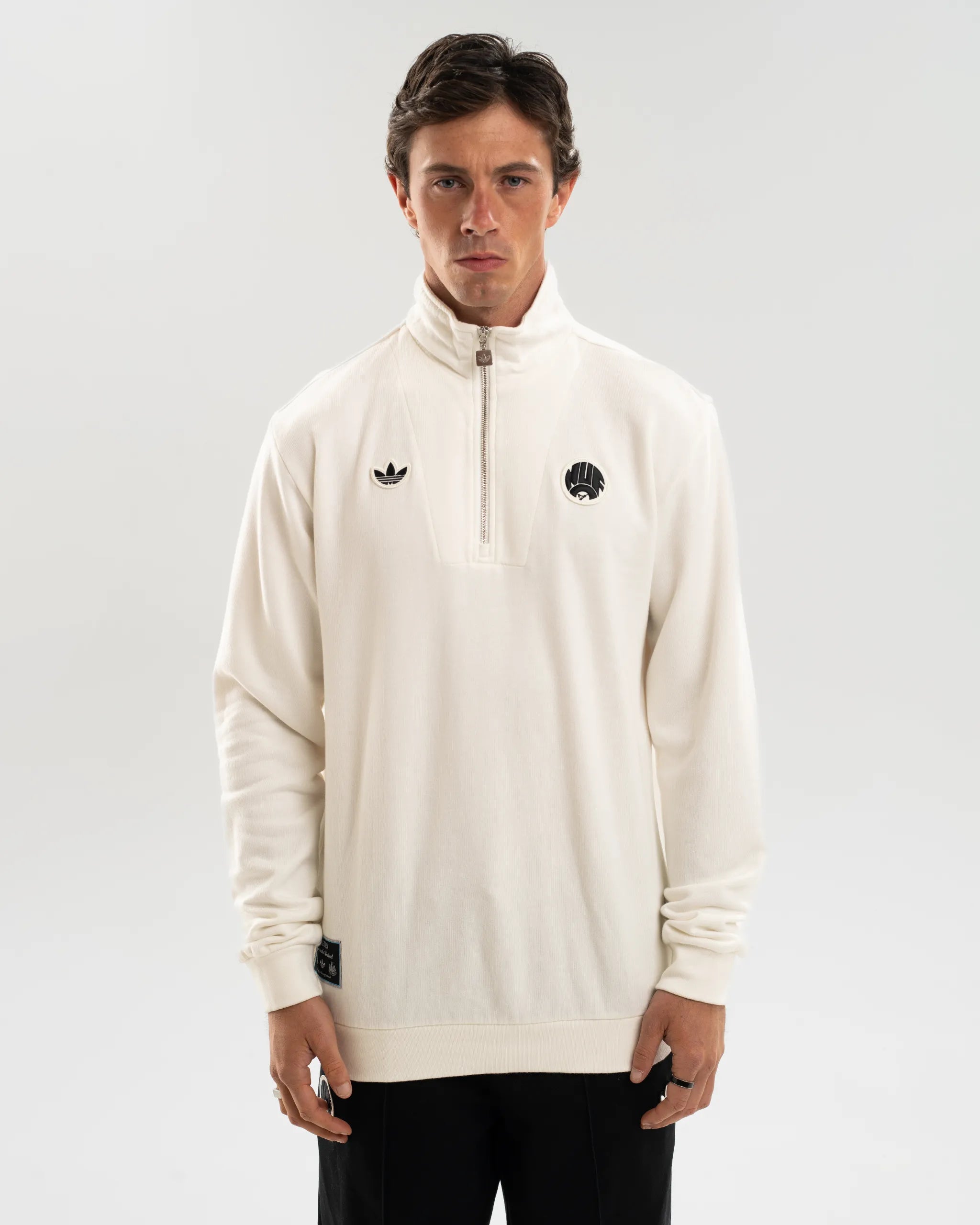 Newcastle United adidas 25/26 Terrace Icons Half Zip Sweater