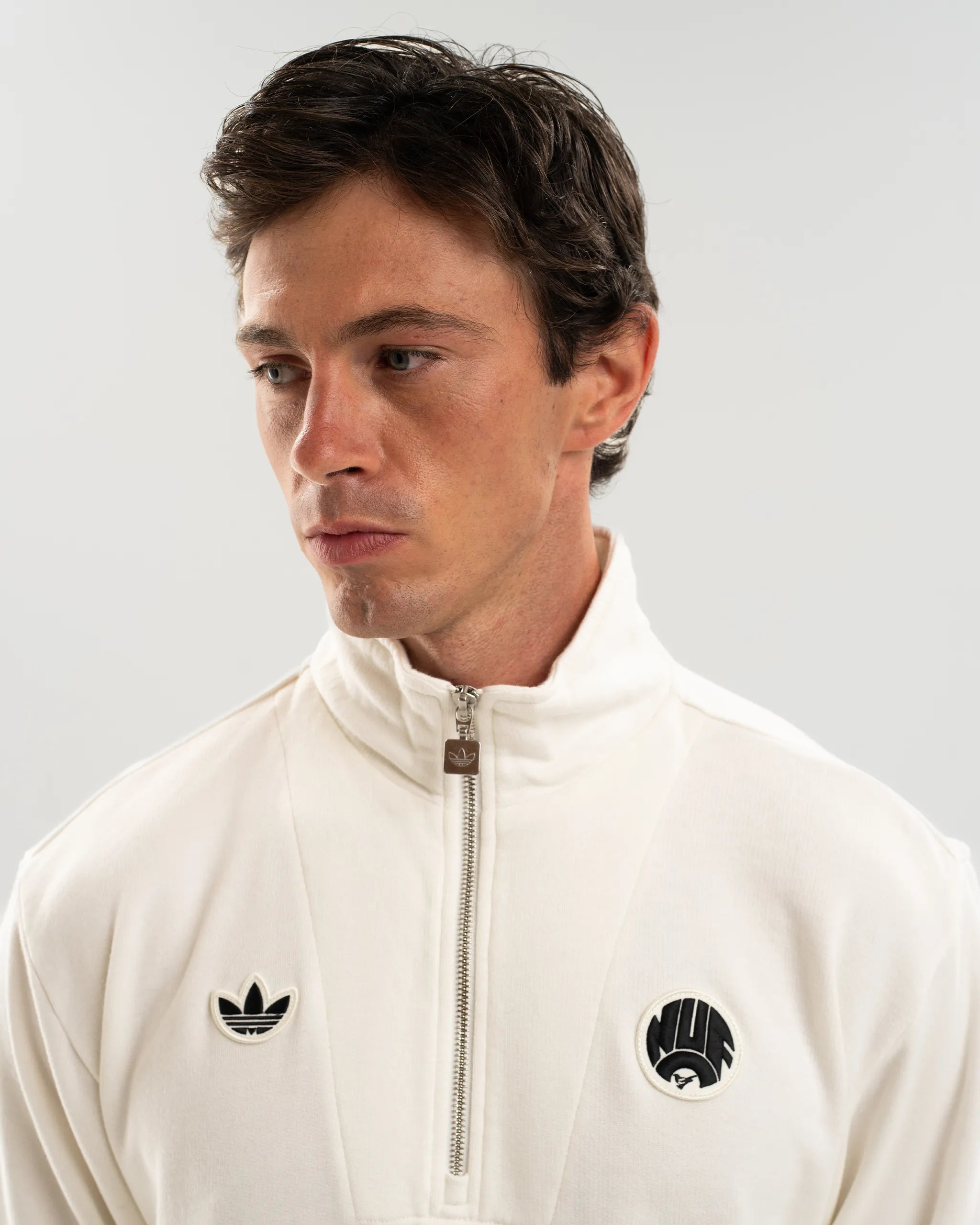 Newcastle United adidas 25/26 Terrace Icons Half Zip Sweater