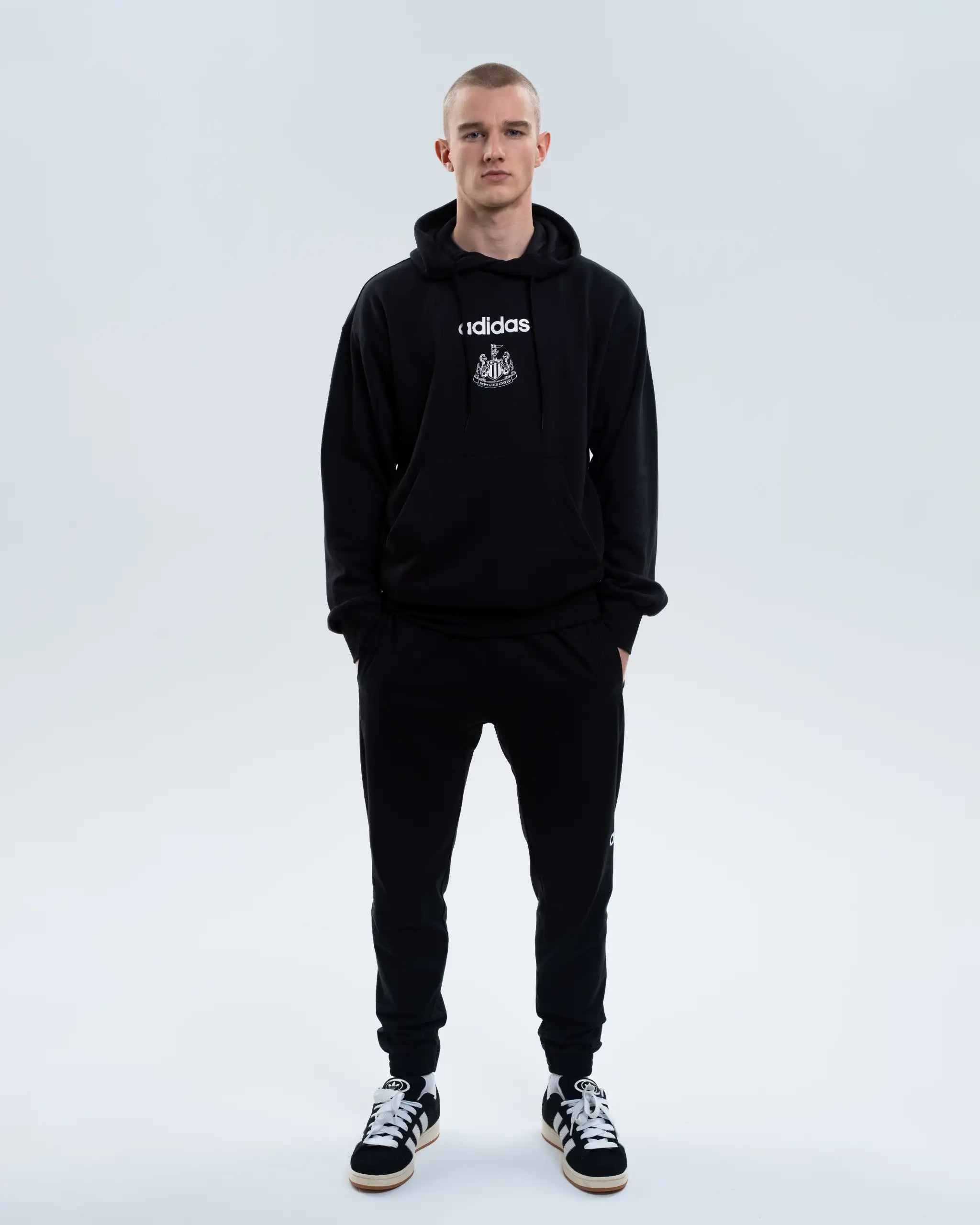 Newcastle United adidas Men's Black Essentials Hoodie