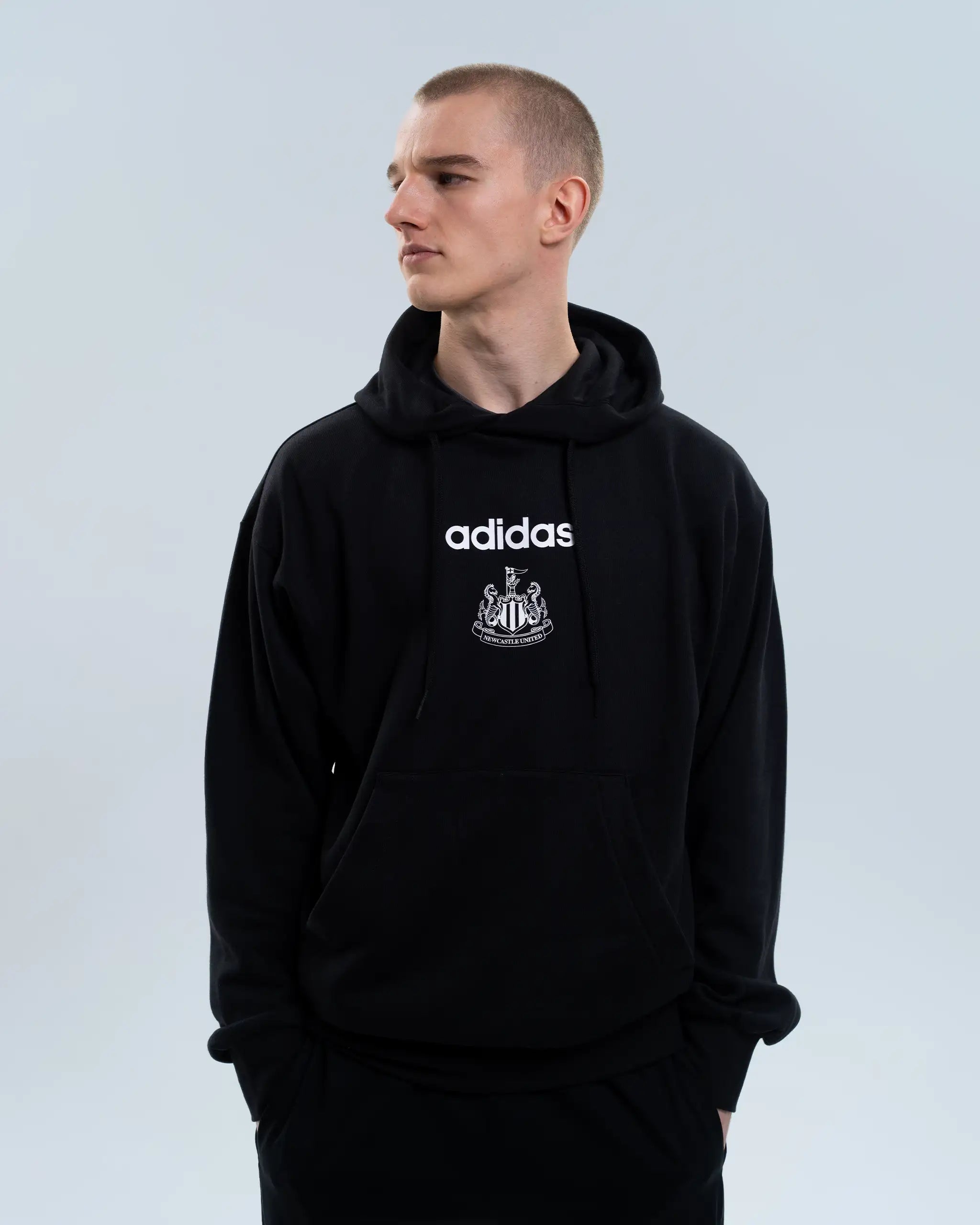 Newcastle United adidas Men's Black Essentials Hoodie