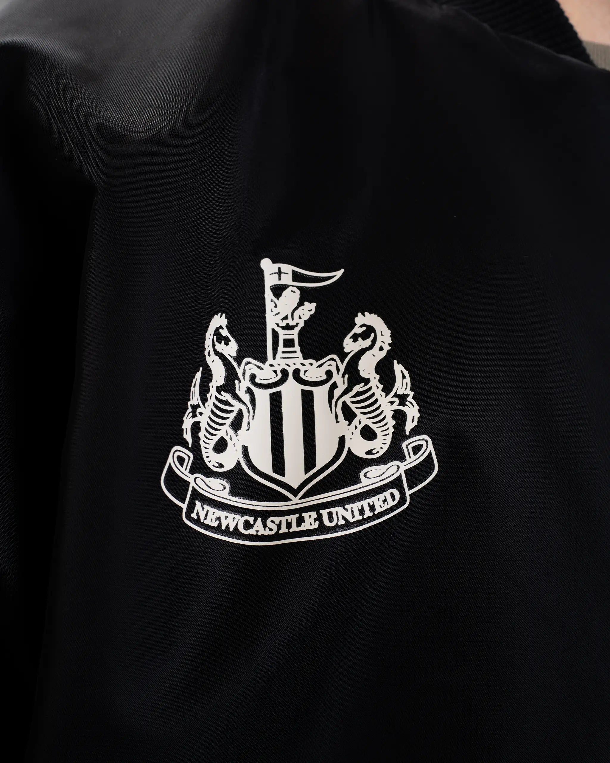 Newcastle United adidas Men's Black Bomber Jacket
