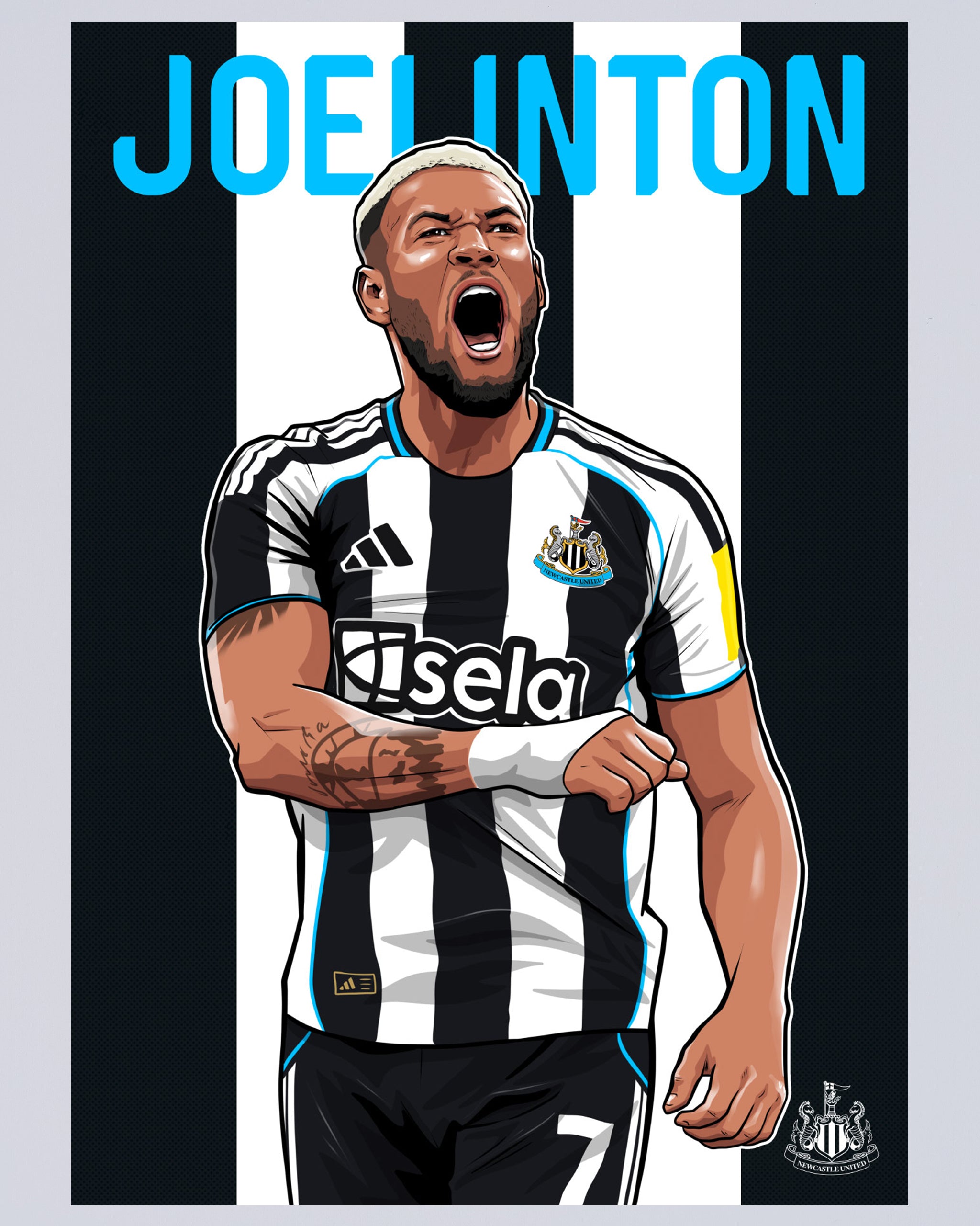 Newcastle United JOELINTON Poster