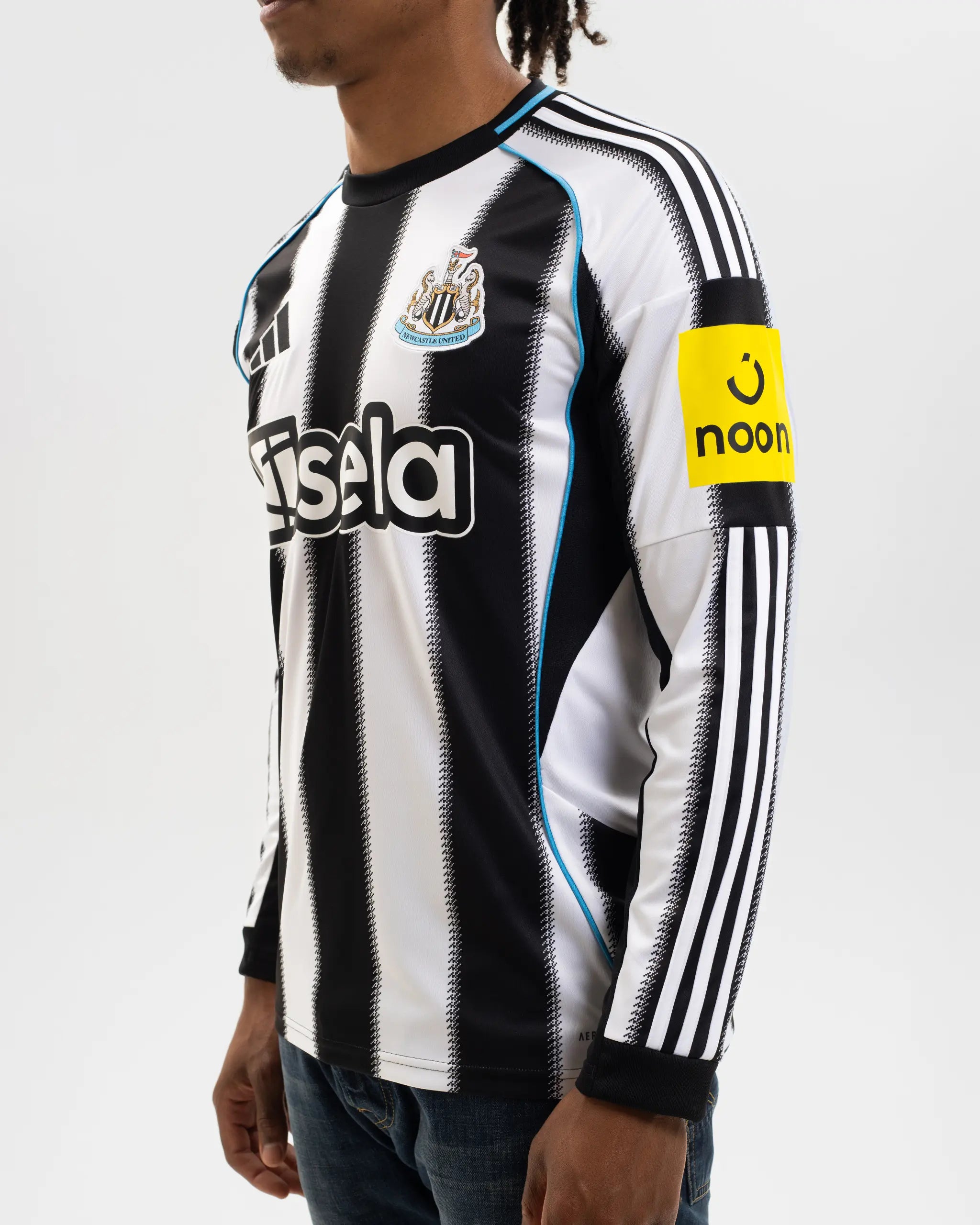 Newcastle United adidas Men's 25/26 Long Sleeve Home Shirt