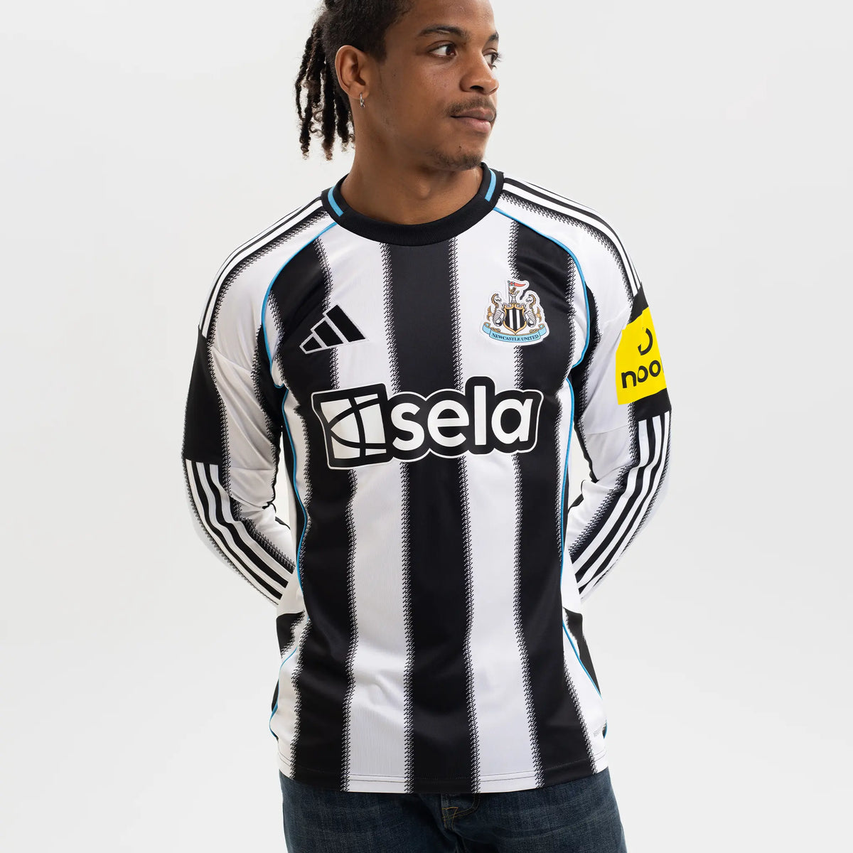 Newcastle United Long Sleeve 25/26 Home Shirt - Men's