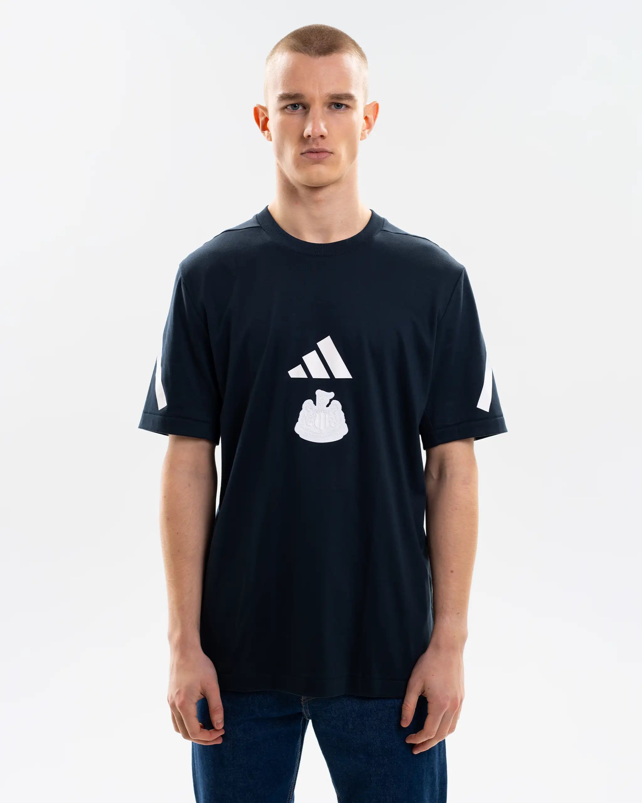 Newcastle United adidas Z.N.E Men's Navy T-Shirt