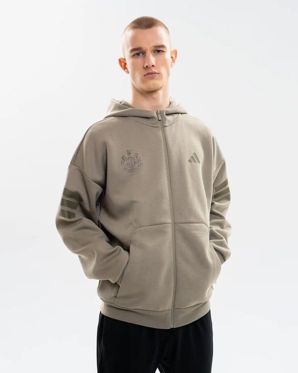 Newcastle United adidas Men's Pebble Zip Up Hoodie