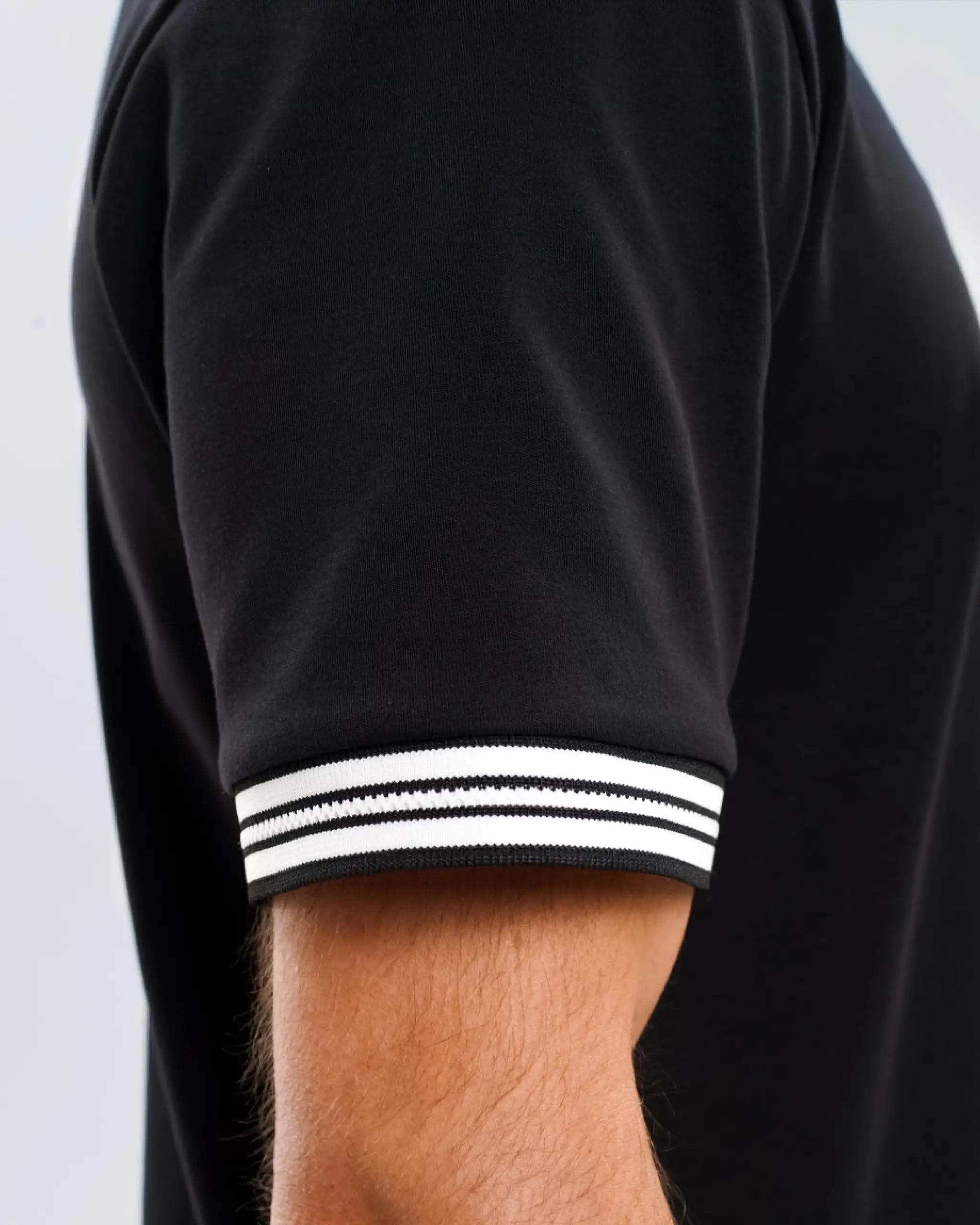 Newcastle United Men's Black Waffle Ribbed T-Shirt