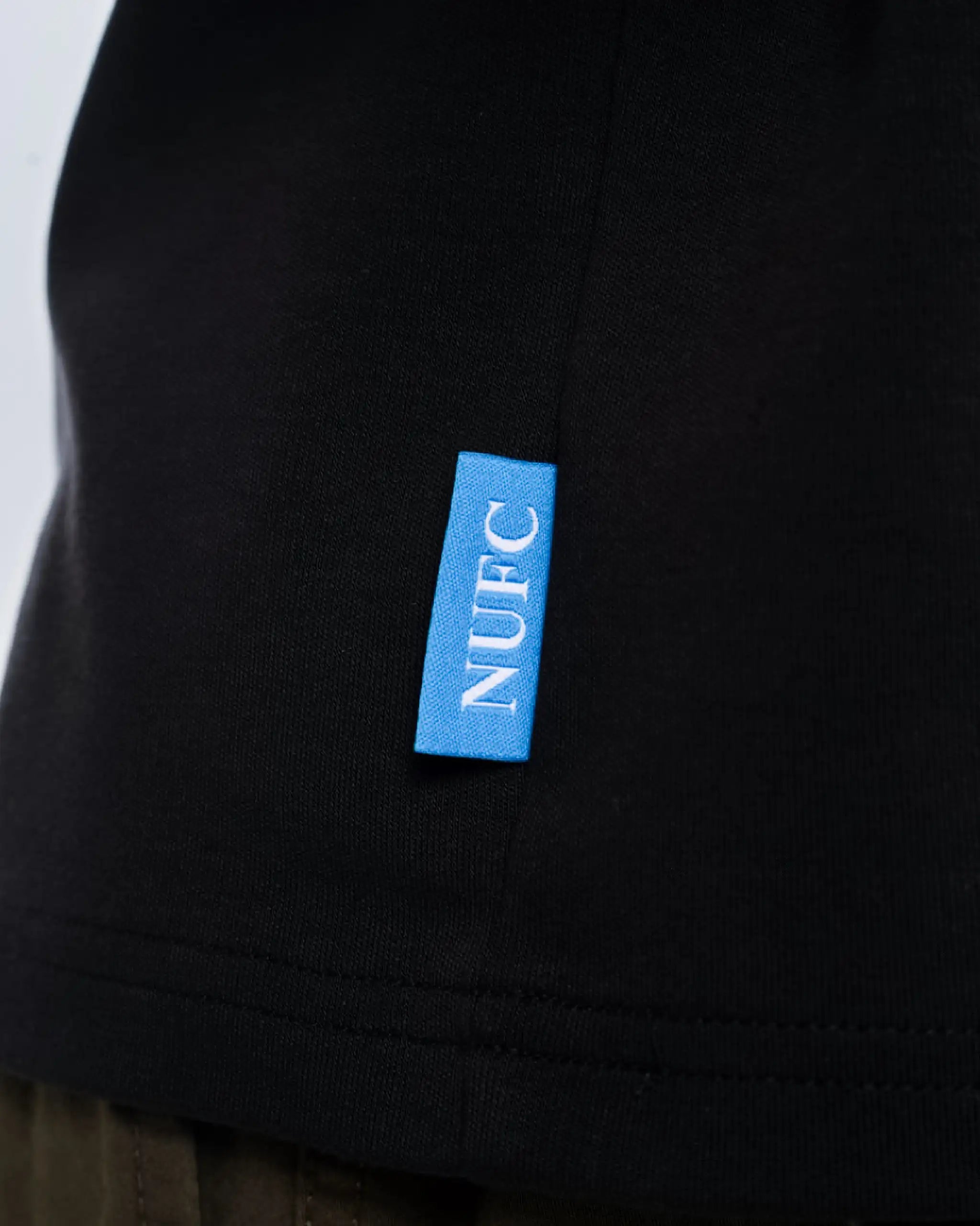 Newcastle United Men's Black Waffle Ribbed T-Shirt