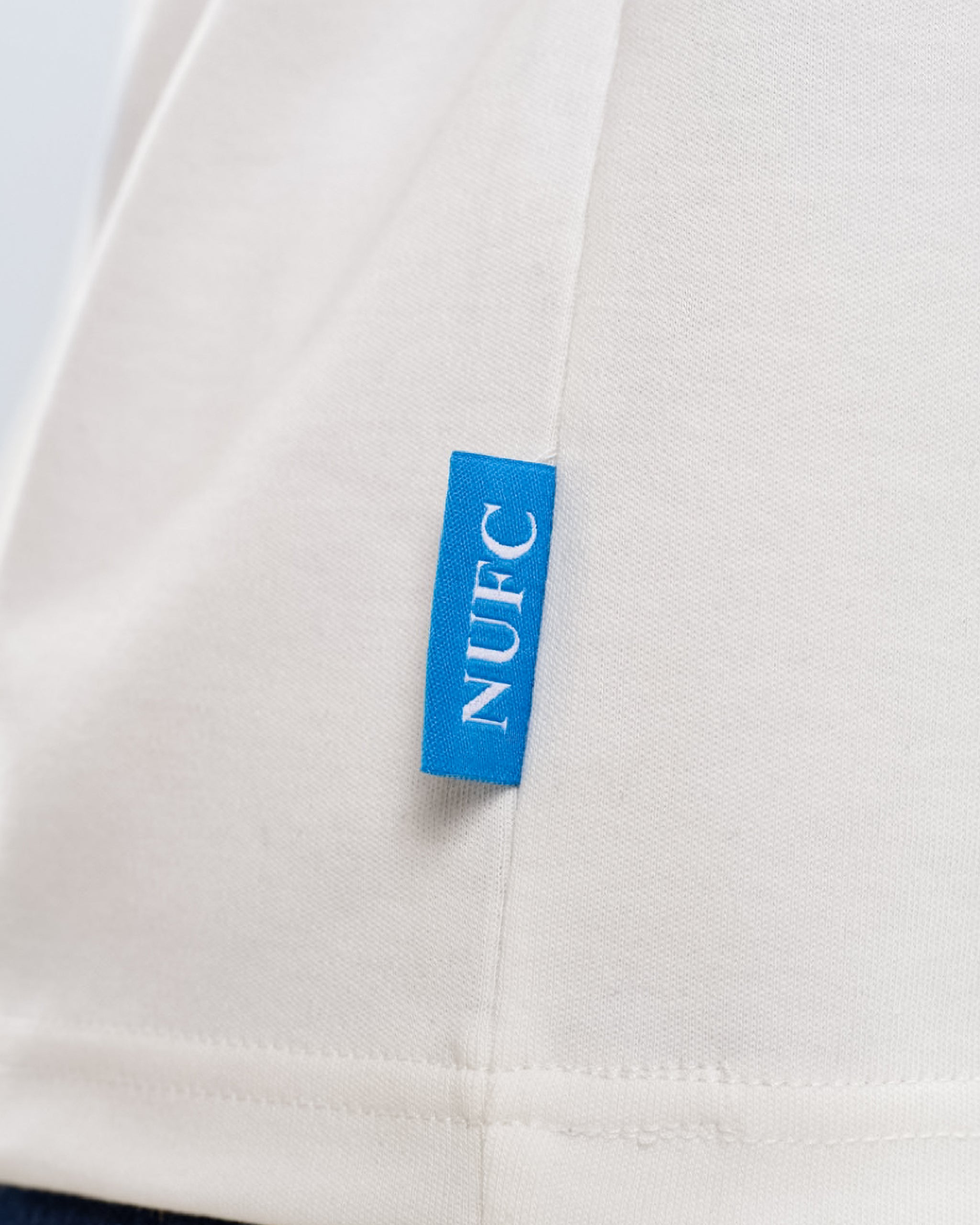 Newcastle United Men's White Waffle Ribbed T-Shirt