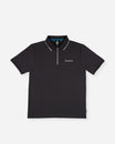 Newcastle United Men's Charcoal Textured Polo Shirt