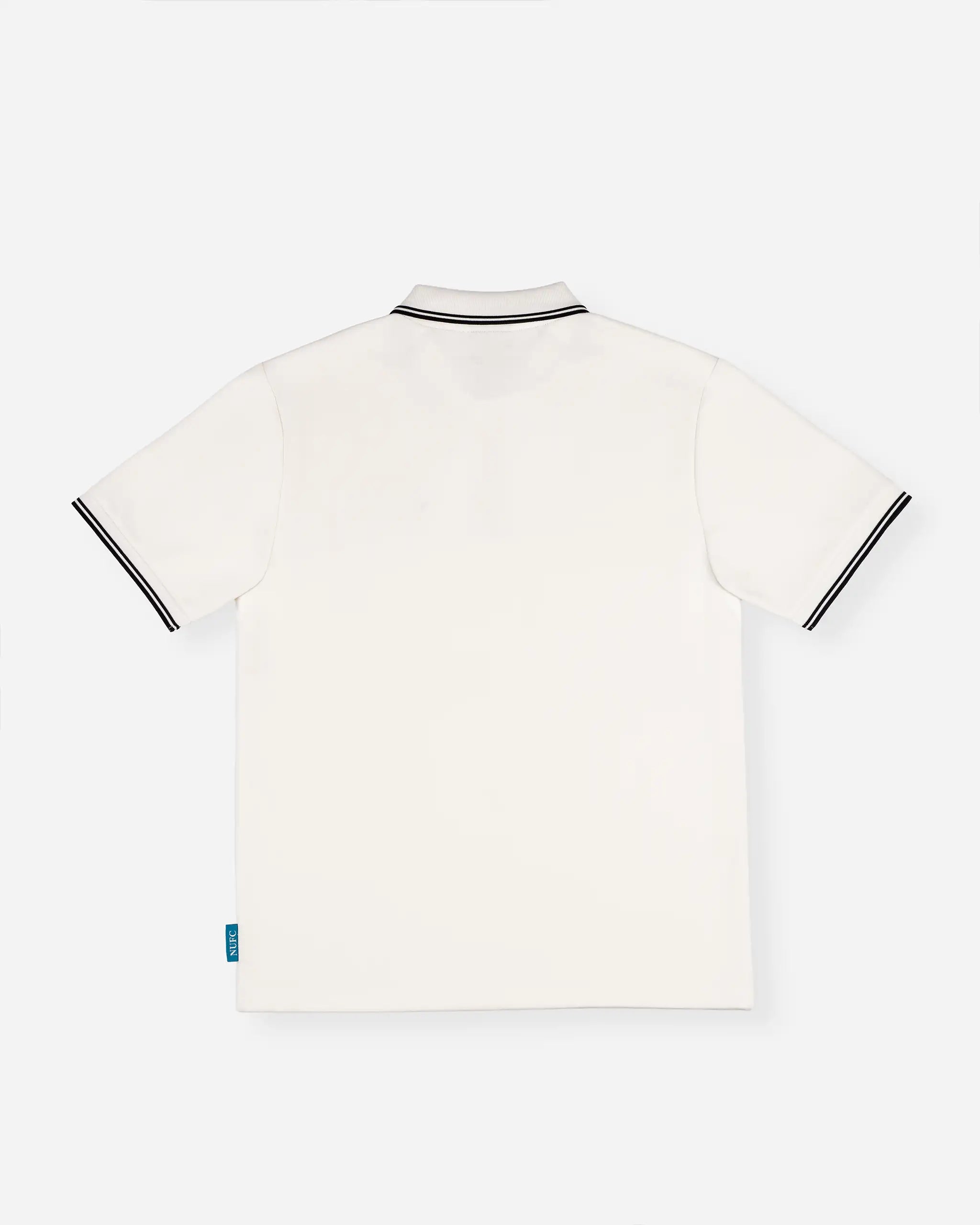 Newcastle United Men's White Textured Polo Shirt