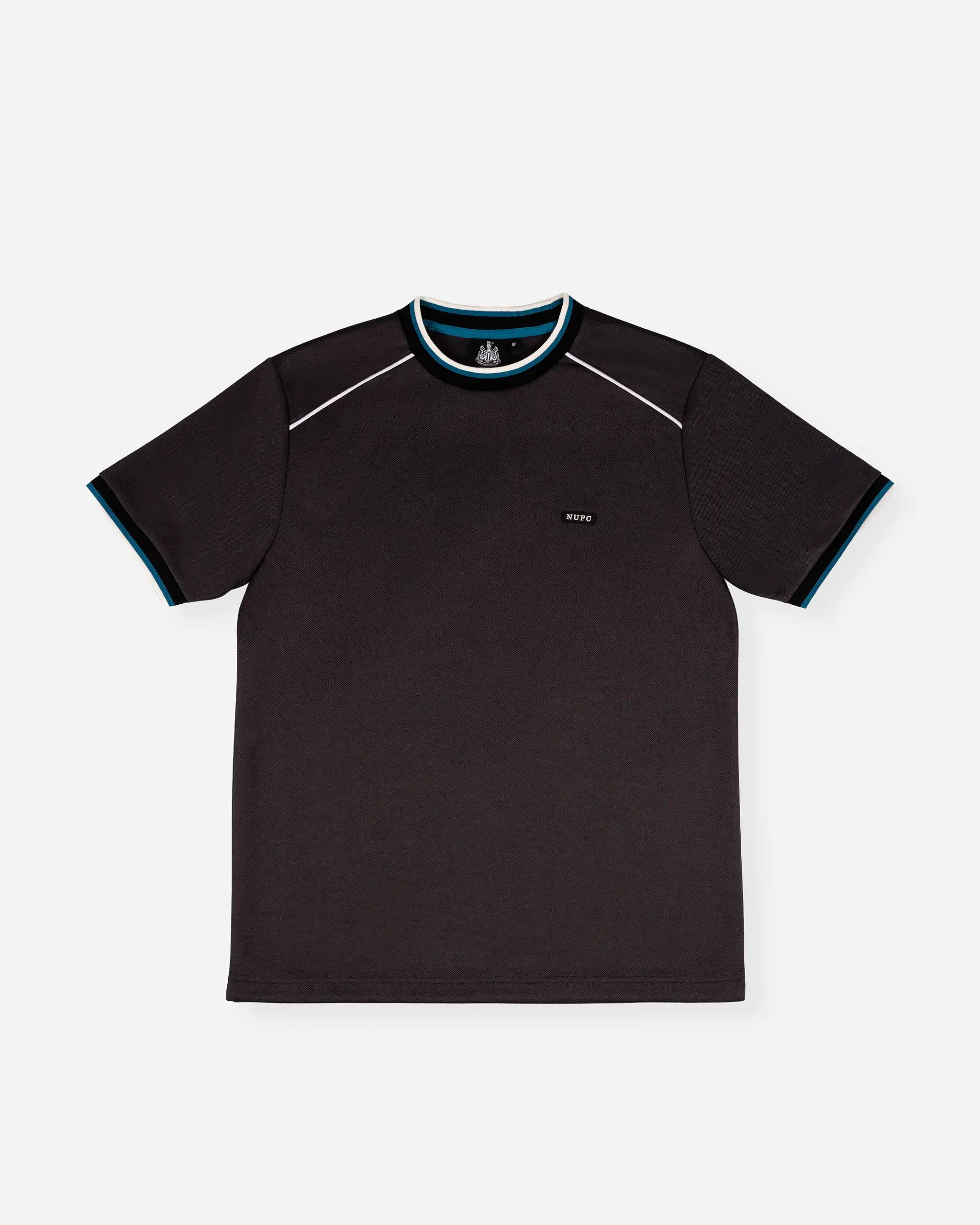 Newcastle United Men's Charcoal Raglan Smart T-Shirt