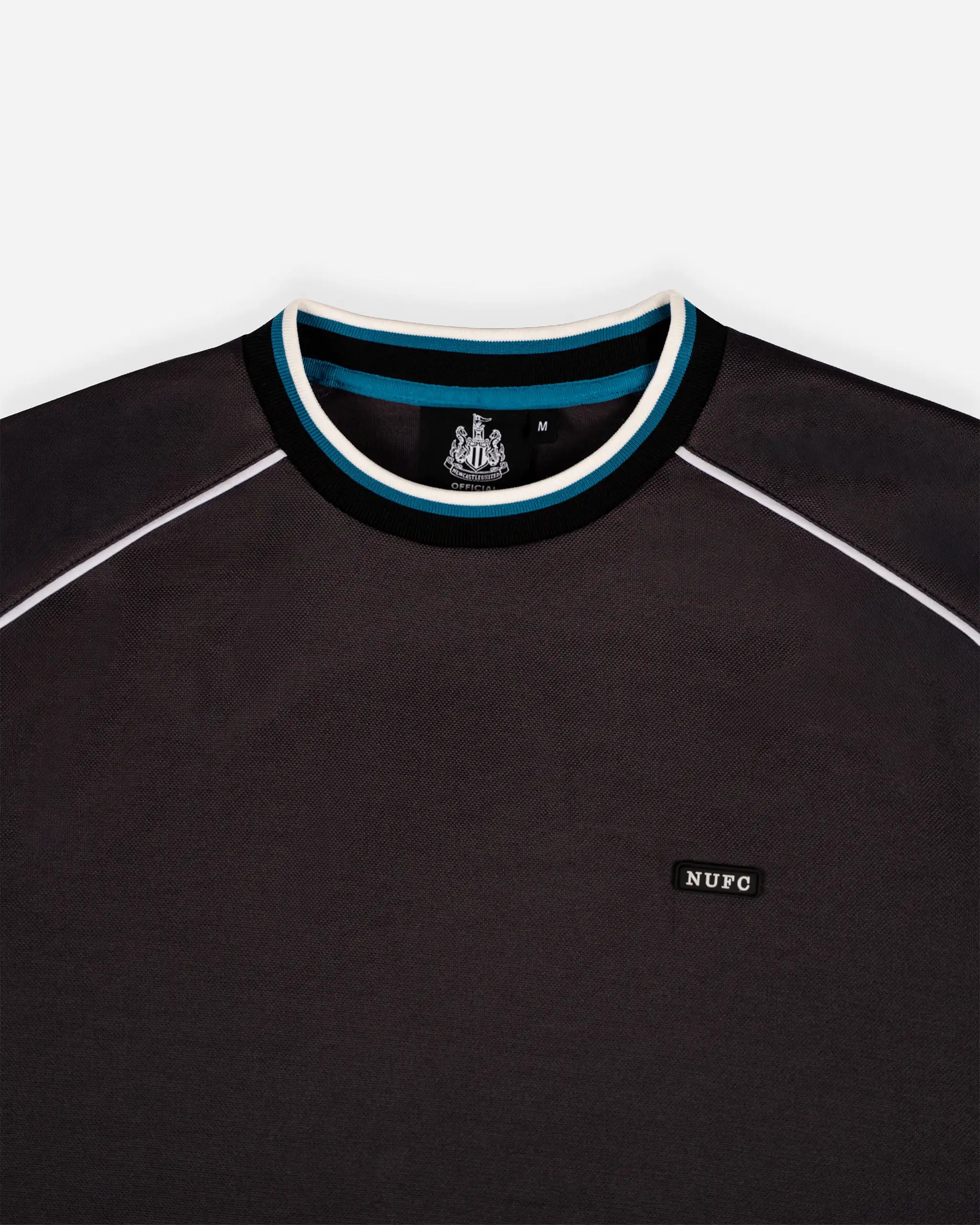 Newcastle United Men's Charcoal Raglan Smart T-Shirt