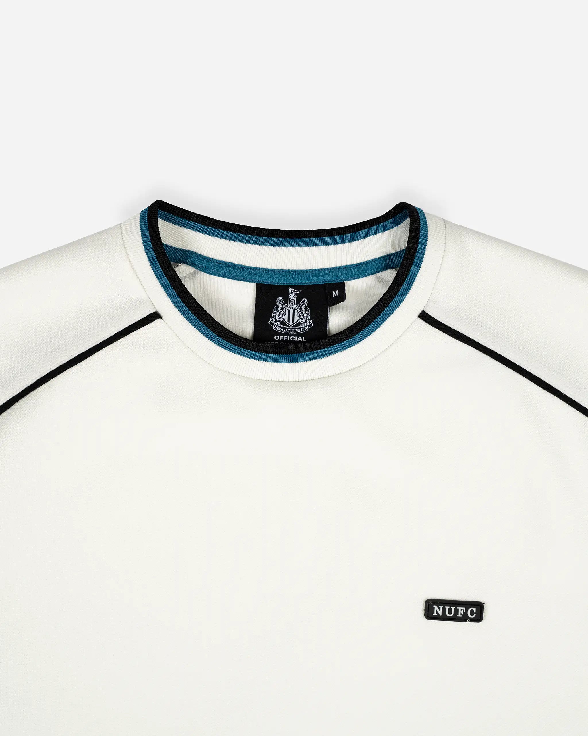Newcastle United Men's White Raglan Smart T-Shirt