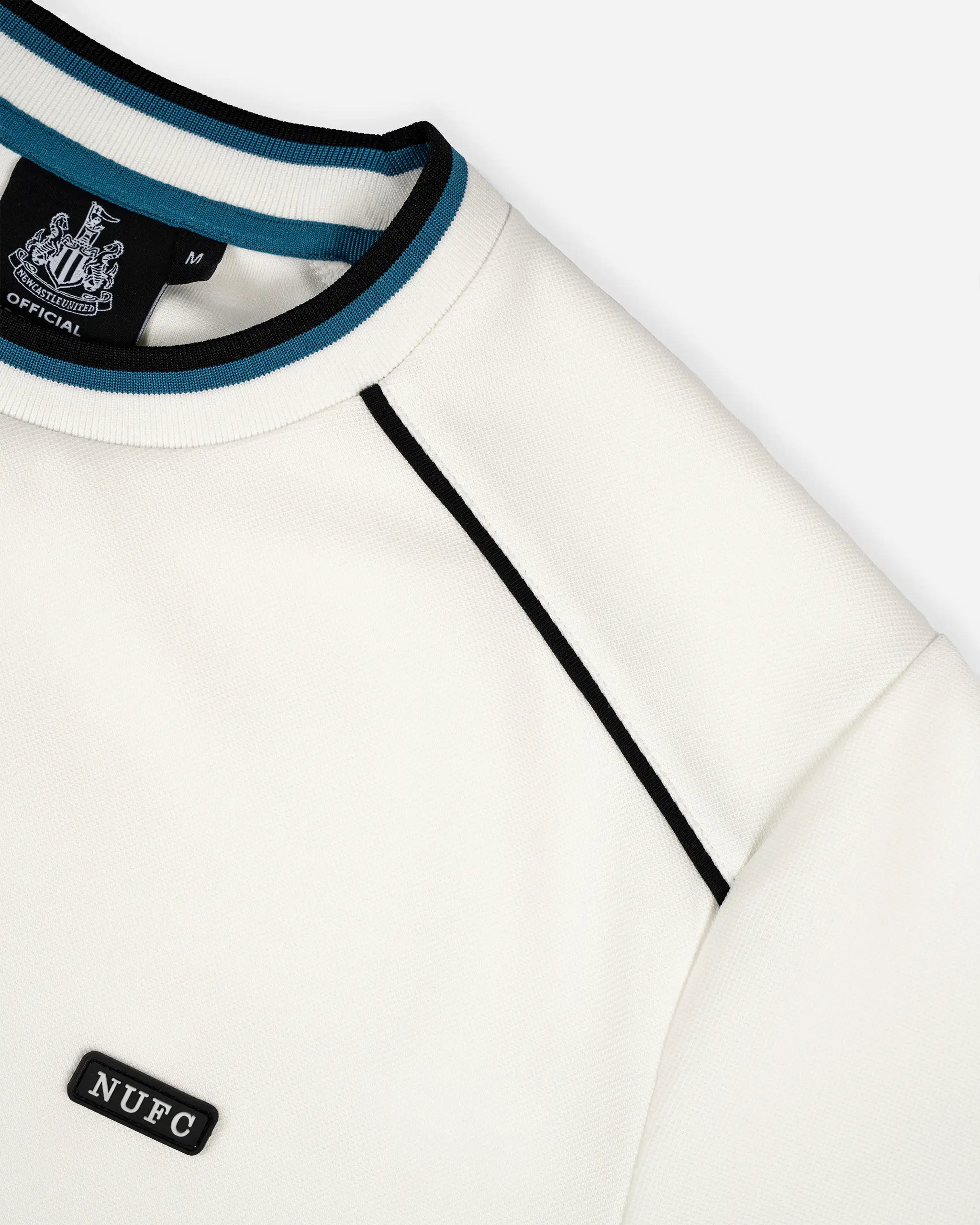 Newcastle United Men's White Raglan Smart T-Shirt