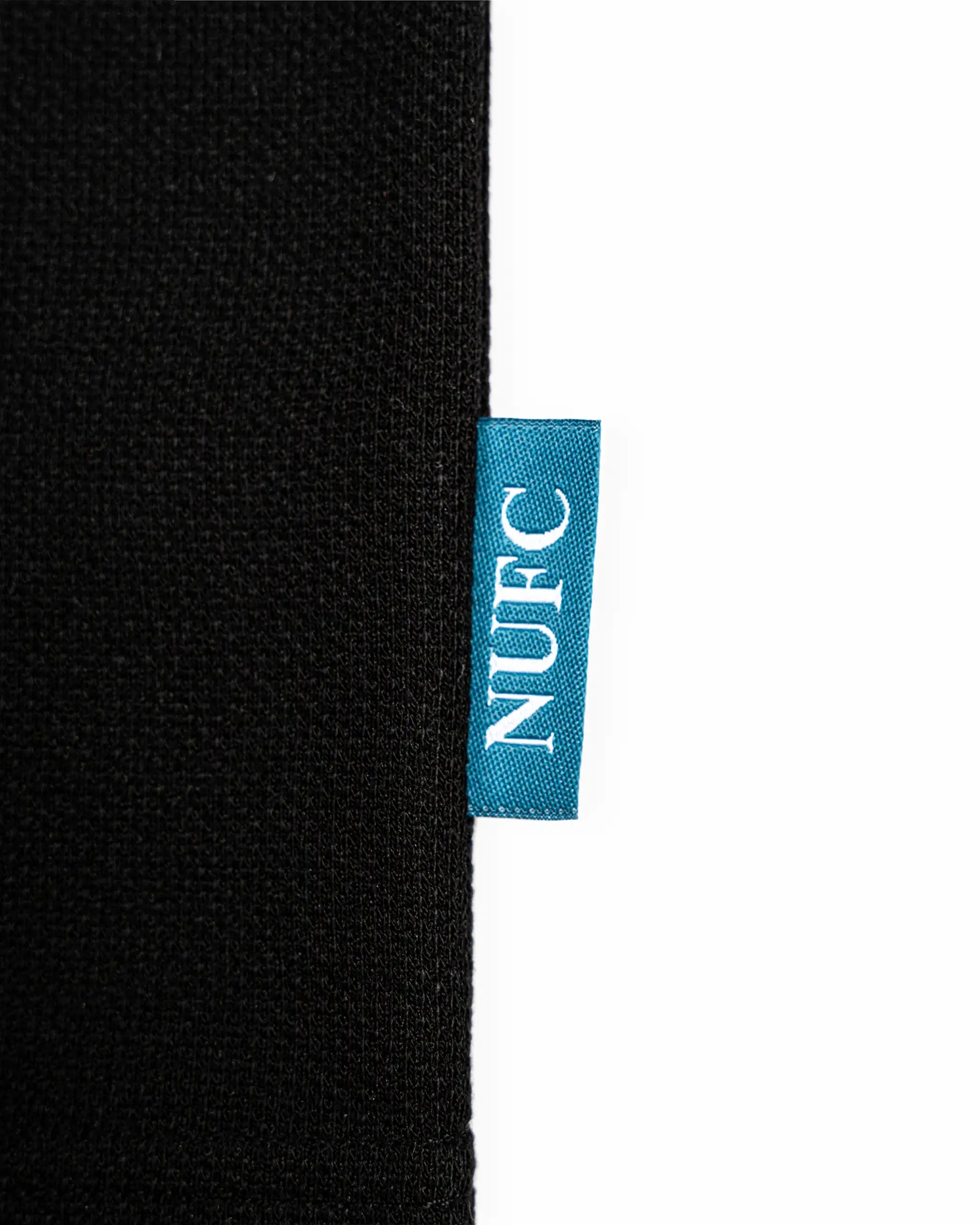 Newcastle United Men's Black Polo Shirt with Panel Detailing