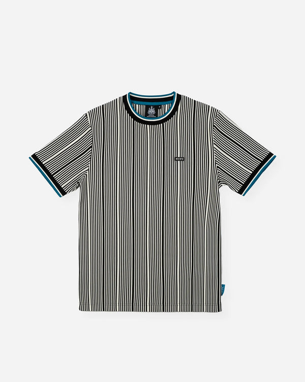 Newcastle United Men's Black Striped T-Shirt