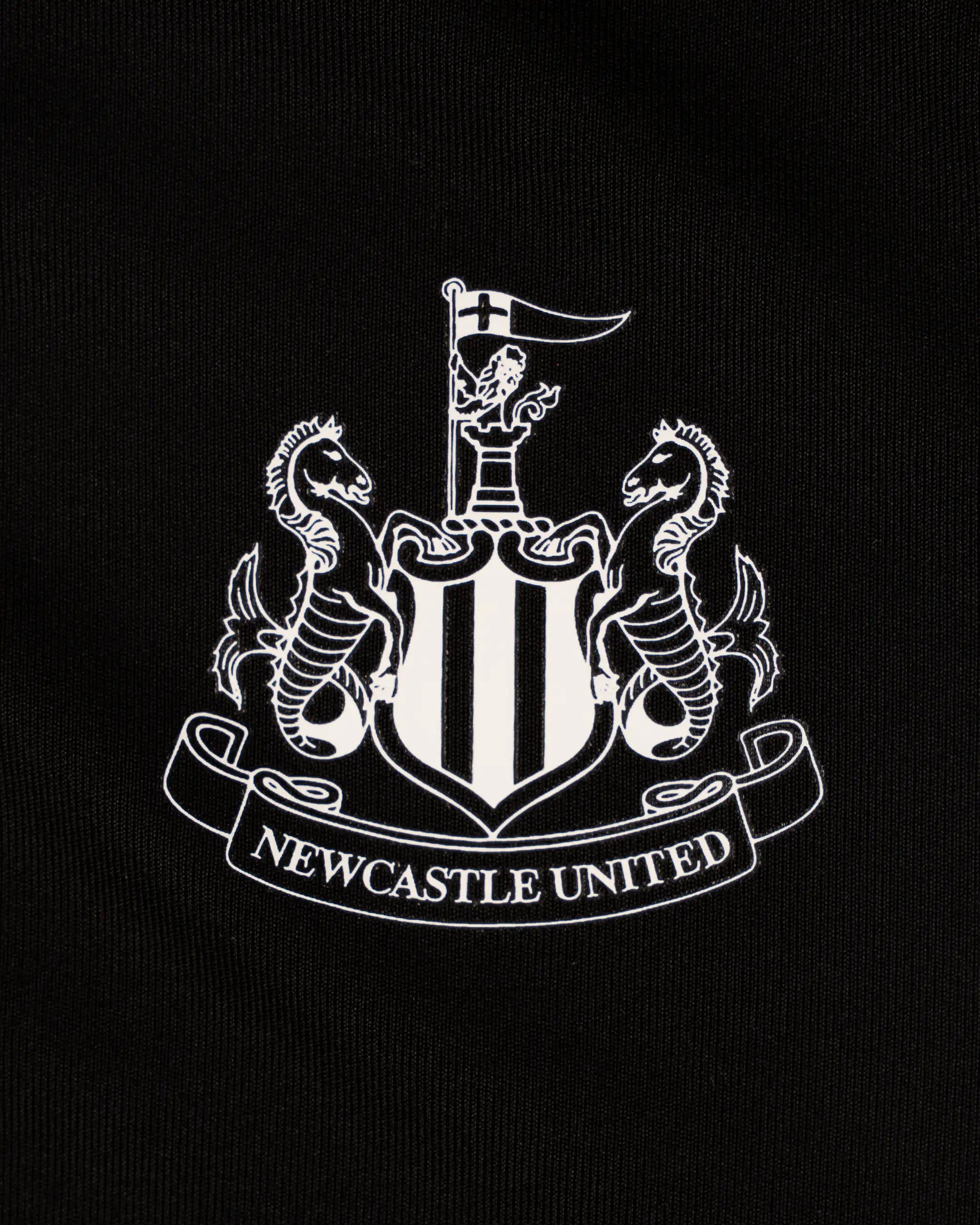 Newcastle United adidas Kids' 3-Stripe Black Tee