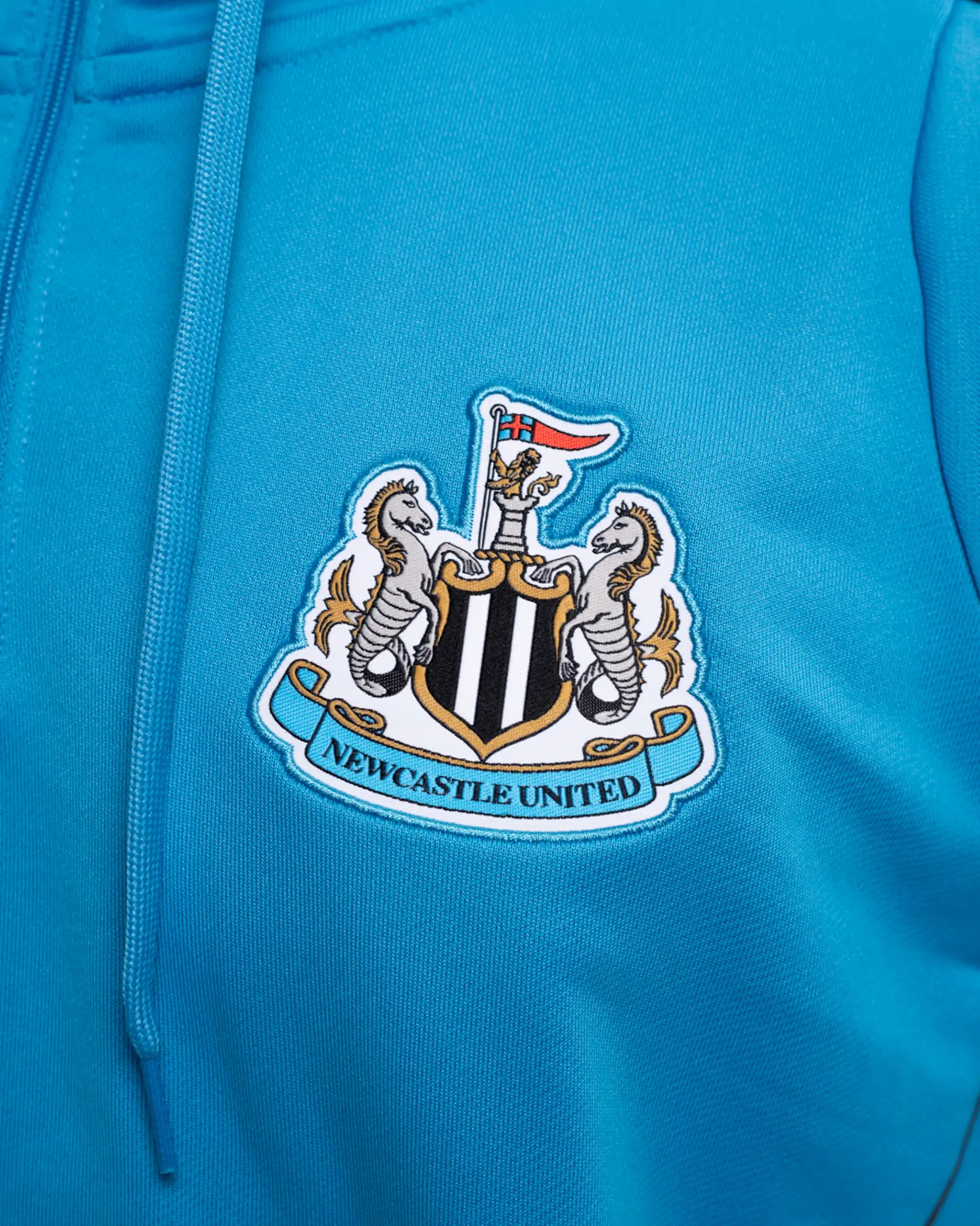 Newcastle United adidas 25/26 Players Range Blue Hoodie