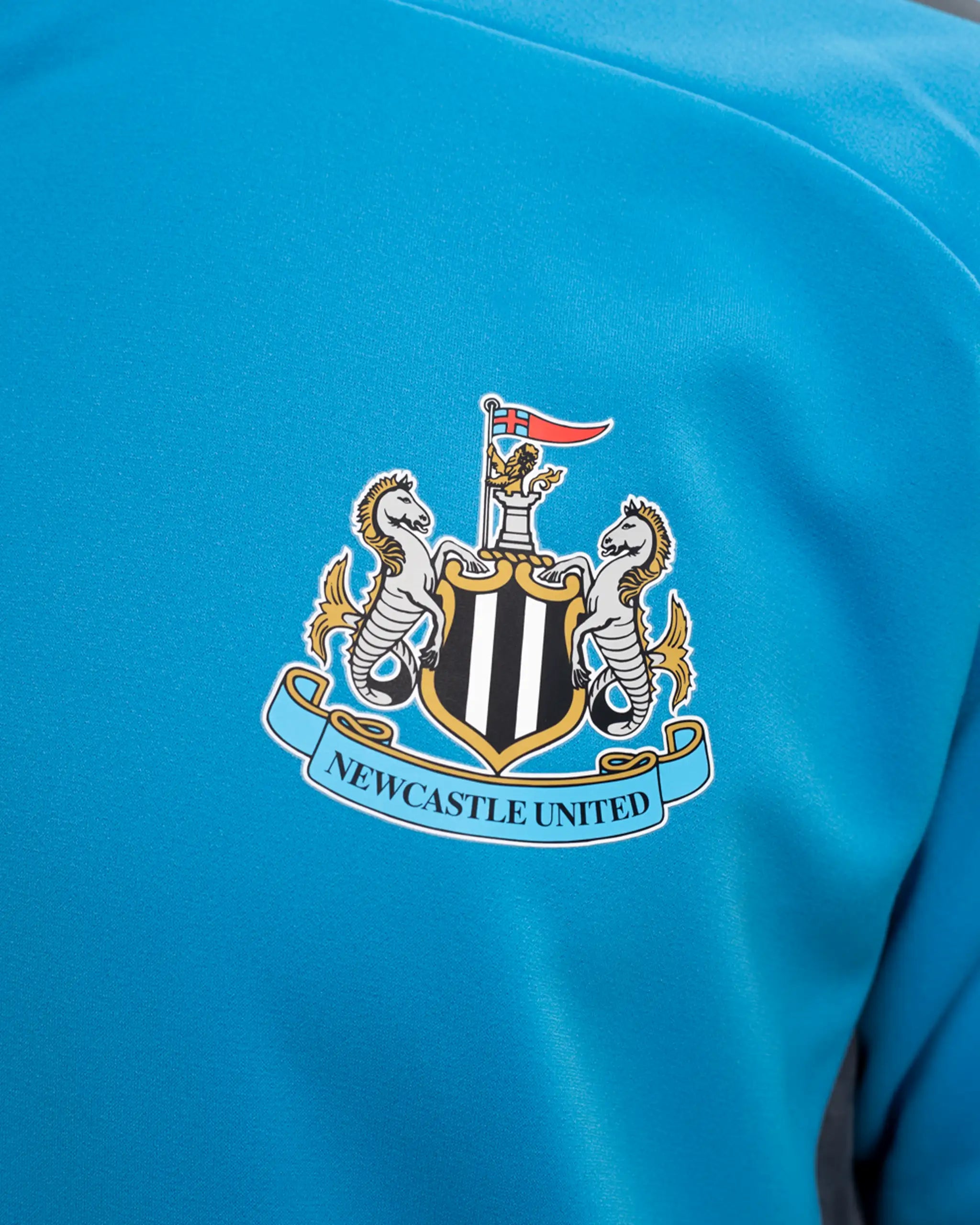 Newcastle United adidas 25/26 Players Range Blue Zip Up Jacket