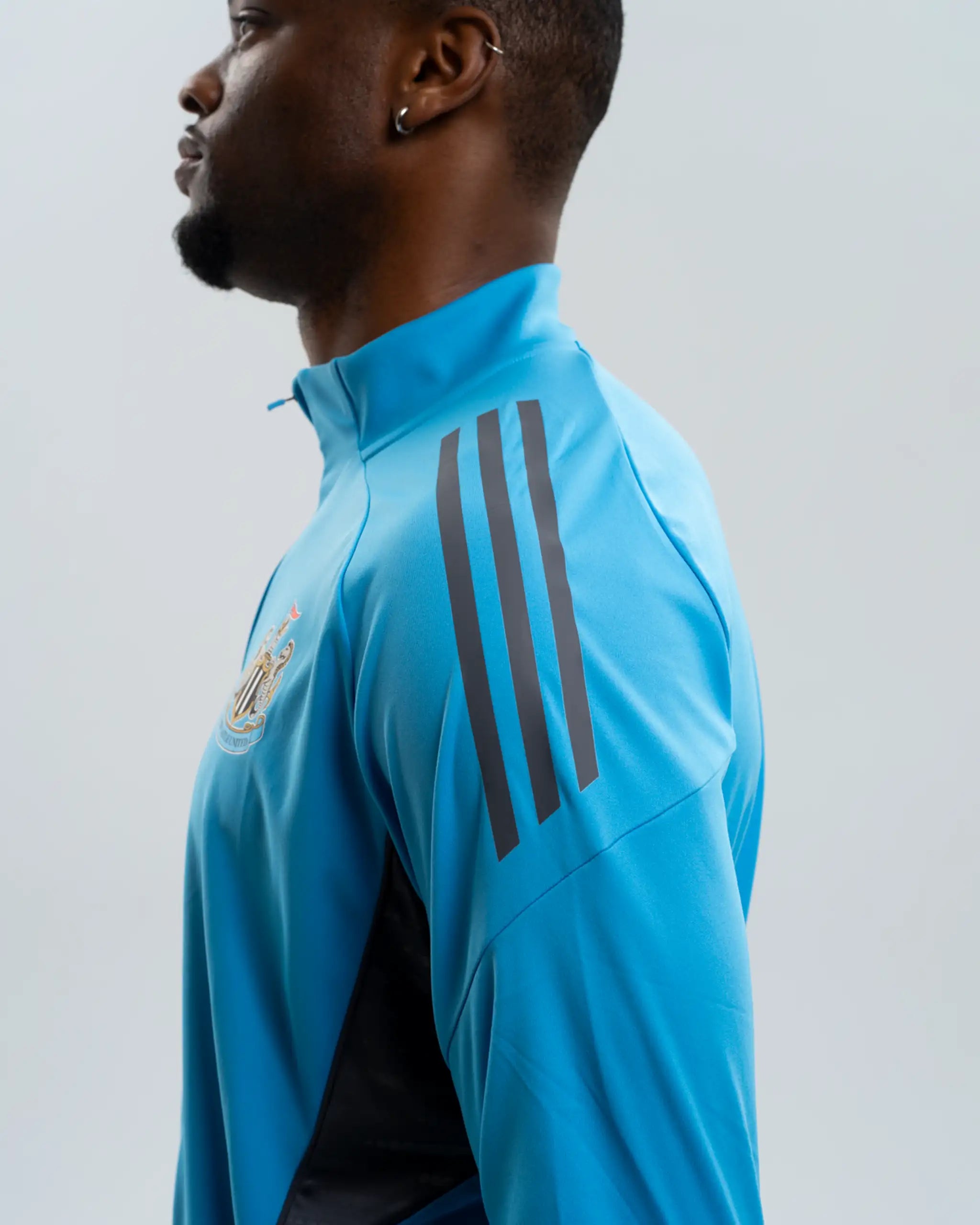 Newcastle United adidas 25/26 Players Range Blue 1/4 Zip Top
