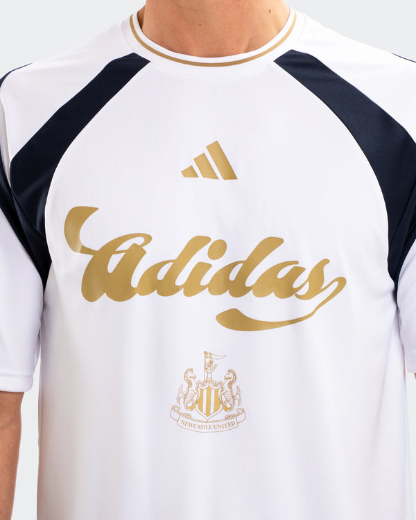 Newcastle United adidas White Tiro Tee