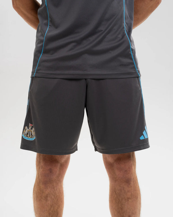Newcastle United adidas 25/26 Players Range Grey Training Shorts