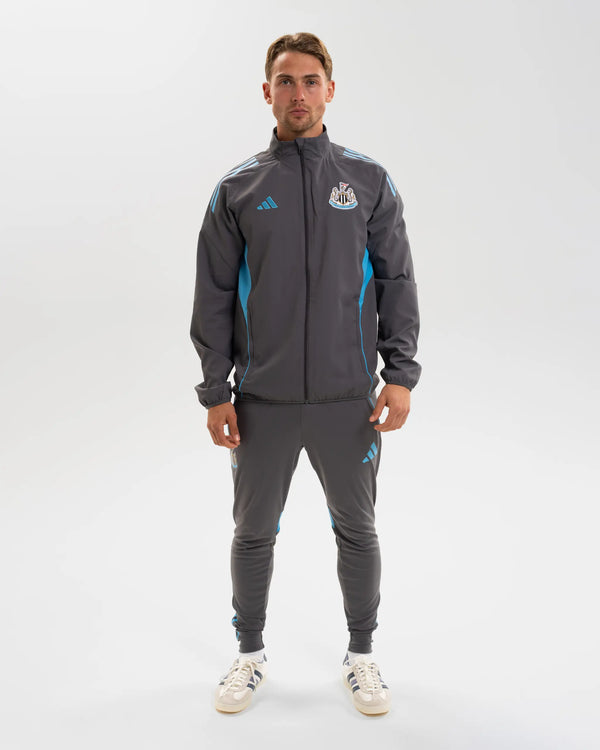 Newcastle United adidas 25/26 Players Range Grey Presentation Jacket