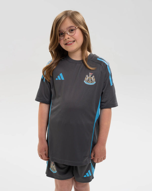 Newcastle United adidas 25/26 Players Range Kids' Grey Training Shirt