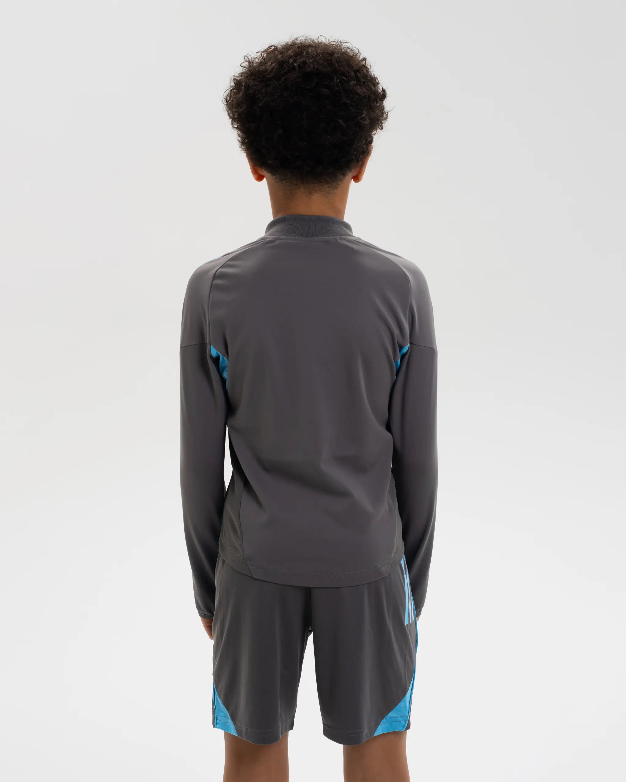 Newcastle United adidas 25/26 Players Range Kids' Grey 1/4 Zip Training Top