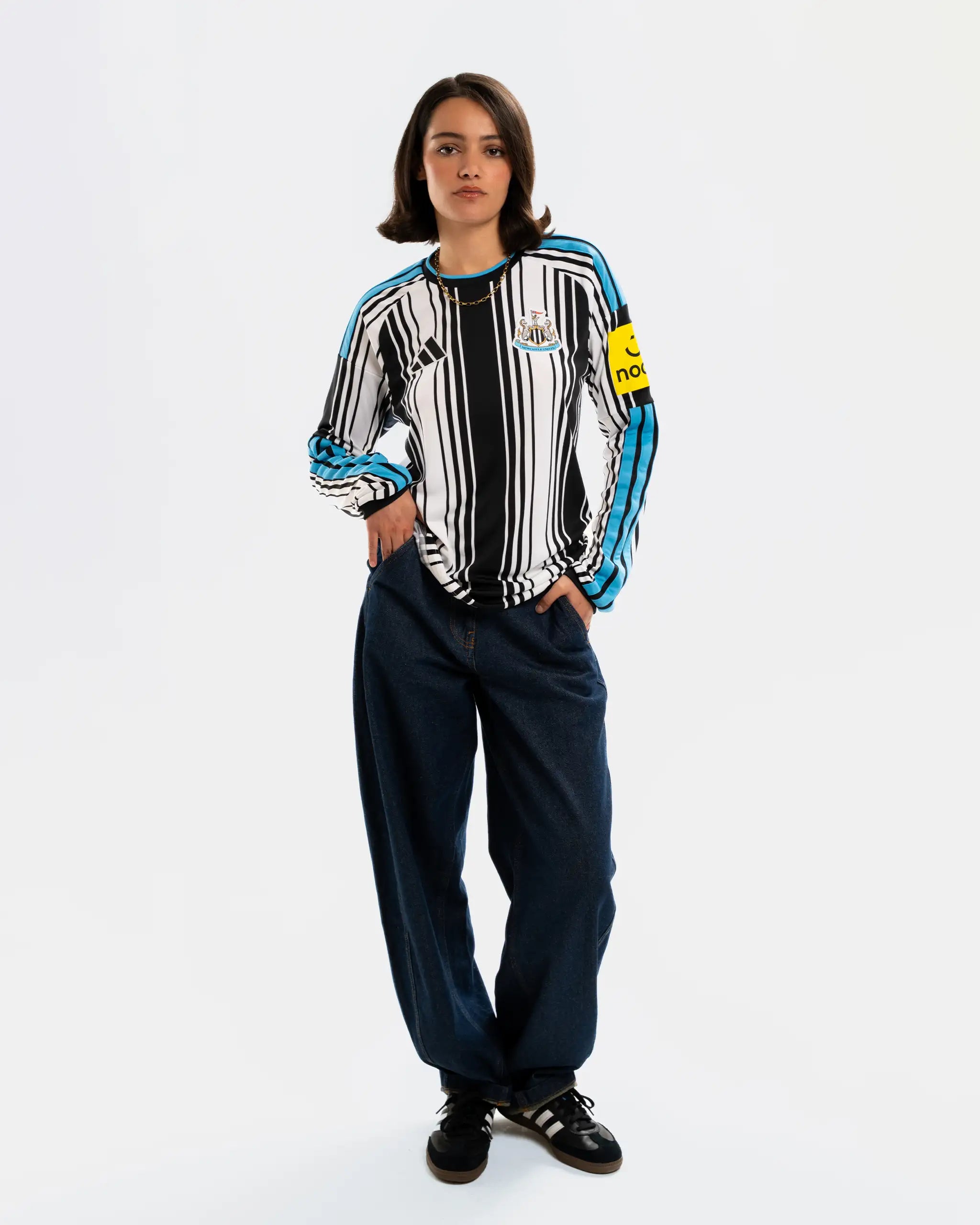 Newcastle United adidas Men's 26/27 Long Sleeve Home Shirt