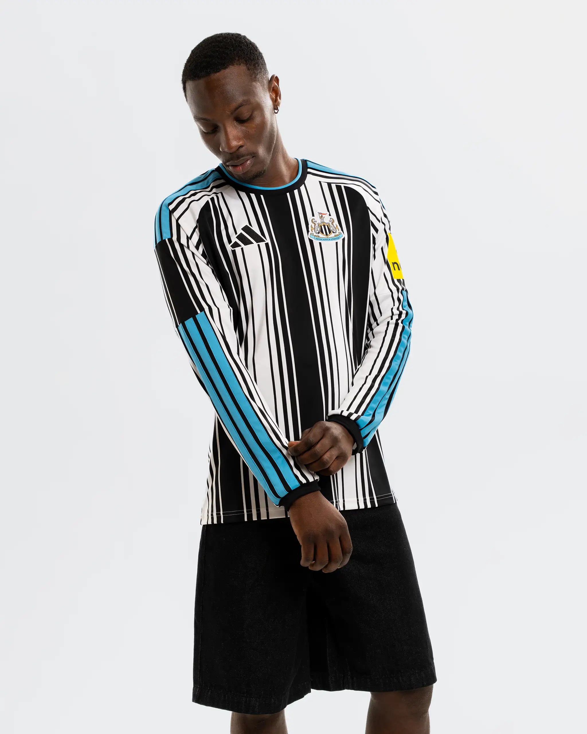 Newcastle United adidas Men's 26/27 Long Sleeve Home Shirt