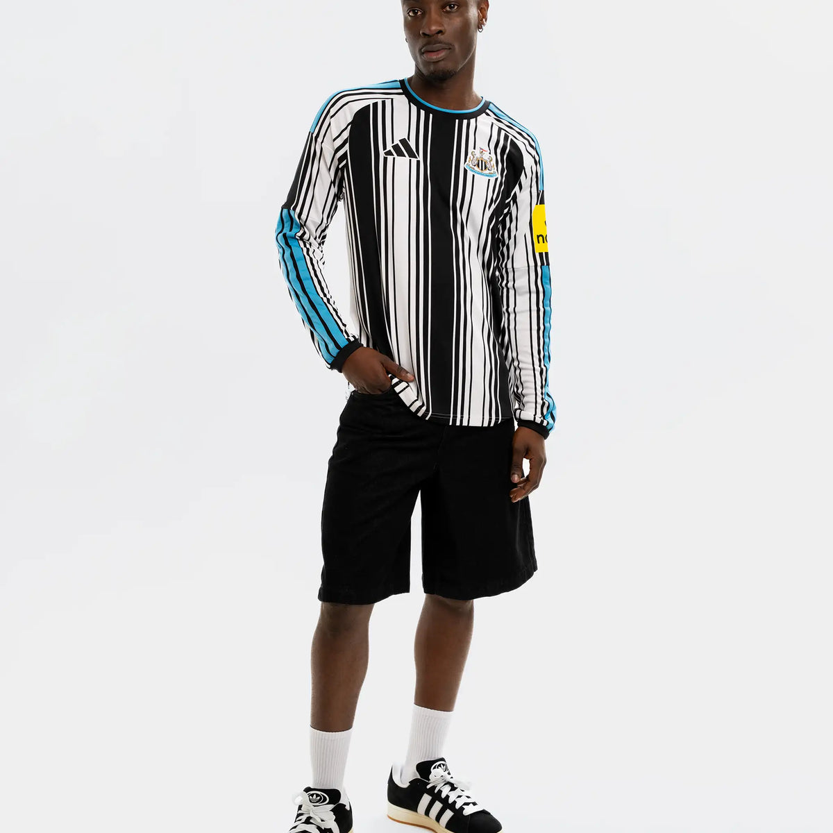 Newcastle United adidas Men's 26/27 Long Sleeve Home Shirt
