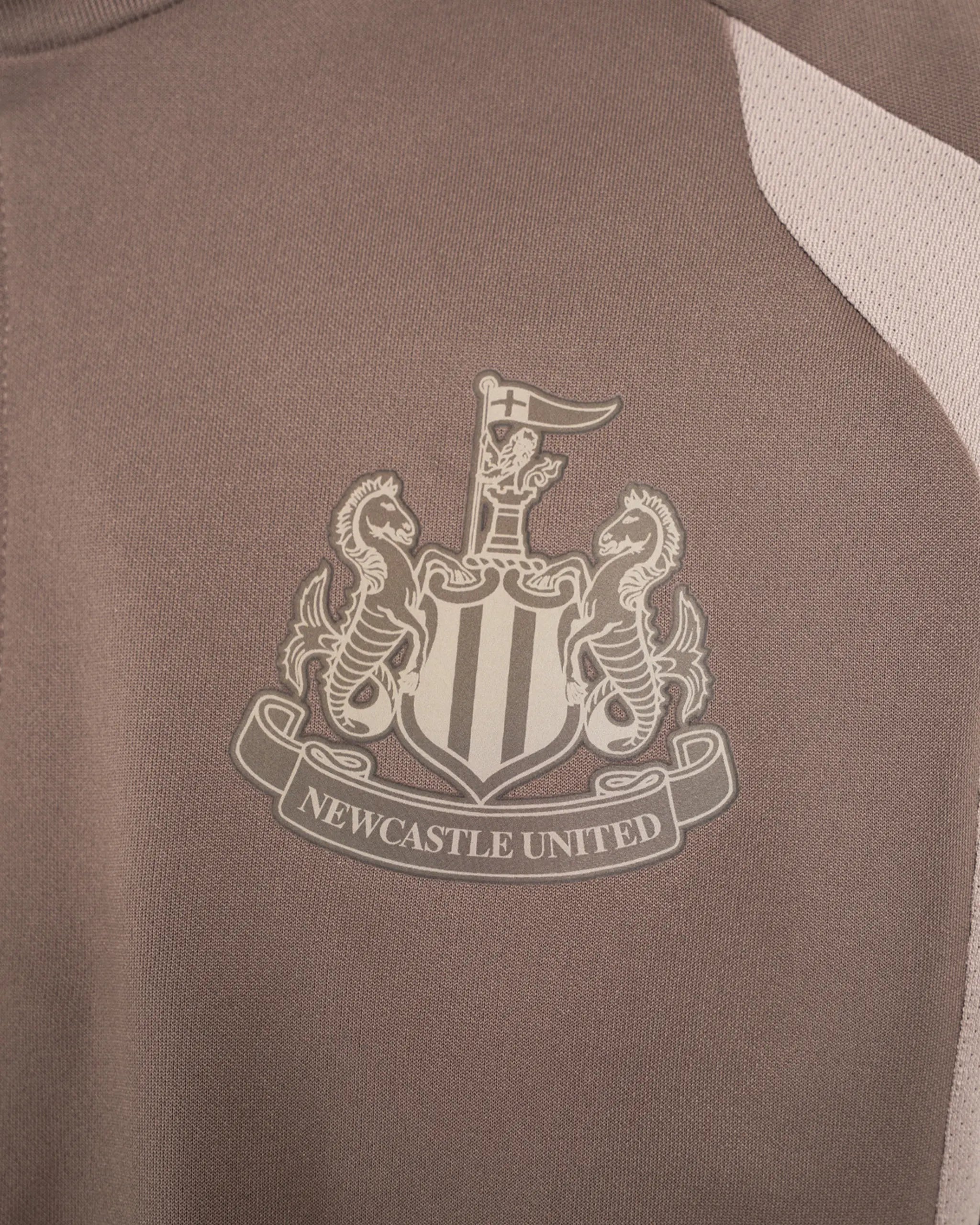 Newcastle United adidas 26/27 Coach's Range Beige Zip Up Jacket