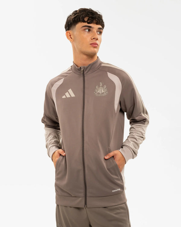 Newcastle United adidas 26/27 Coach's Range Beige Zip Up Jacket