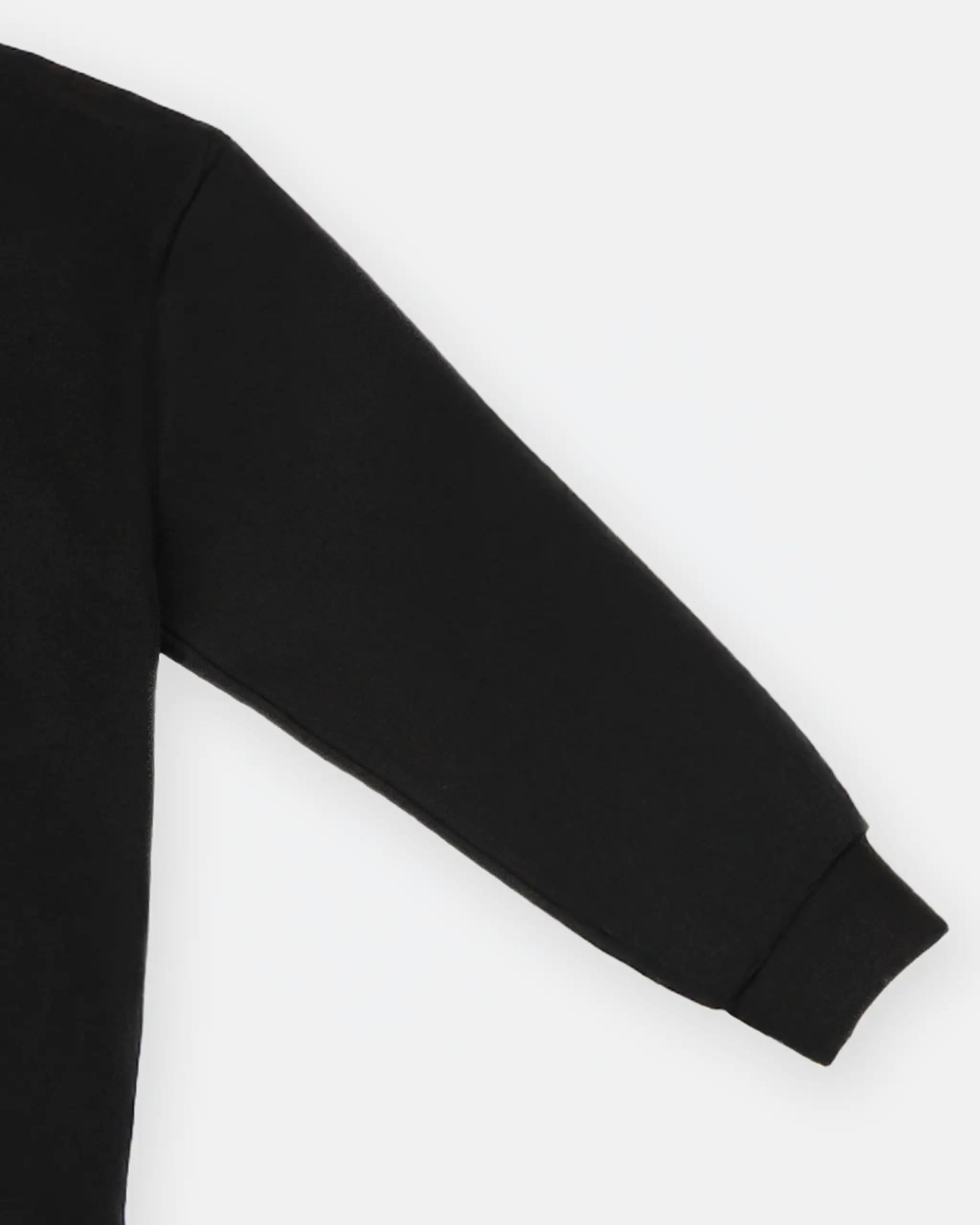 Newcastle United Boy's Black Hoodie with Blue Ombre Crest
