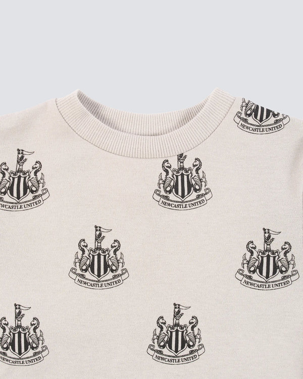 Newcastle United Kids' Grey Crest Pyjama Set
