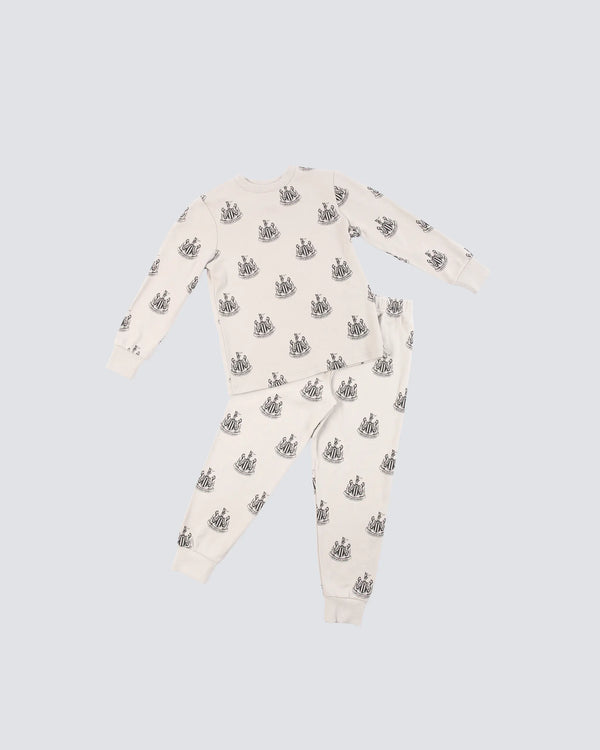 Newcastle United Kids' Grey Crest Pyjama Set
