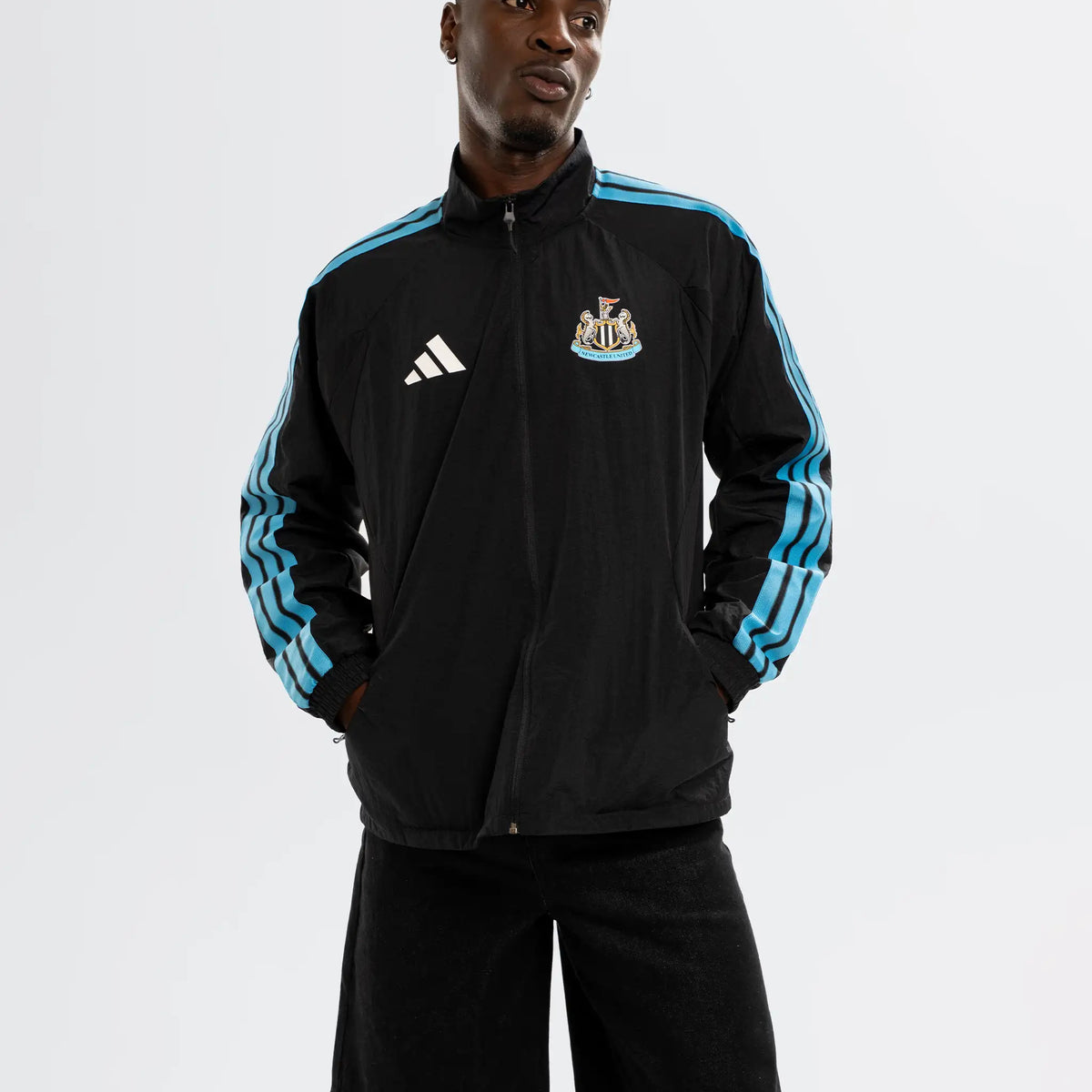 Newcastle United adidas 26/27 Black Anthem Jacket | Official NUFC
